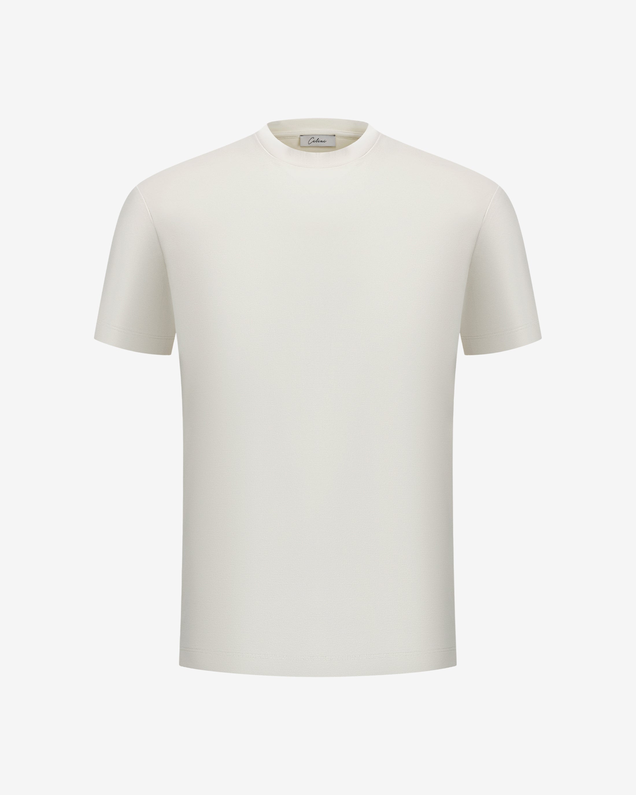 Double Mercerized T-shirt - Pearl White