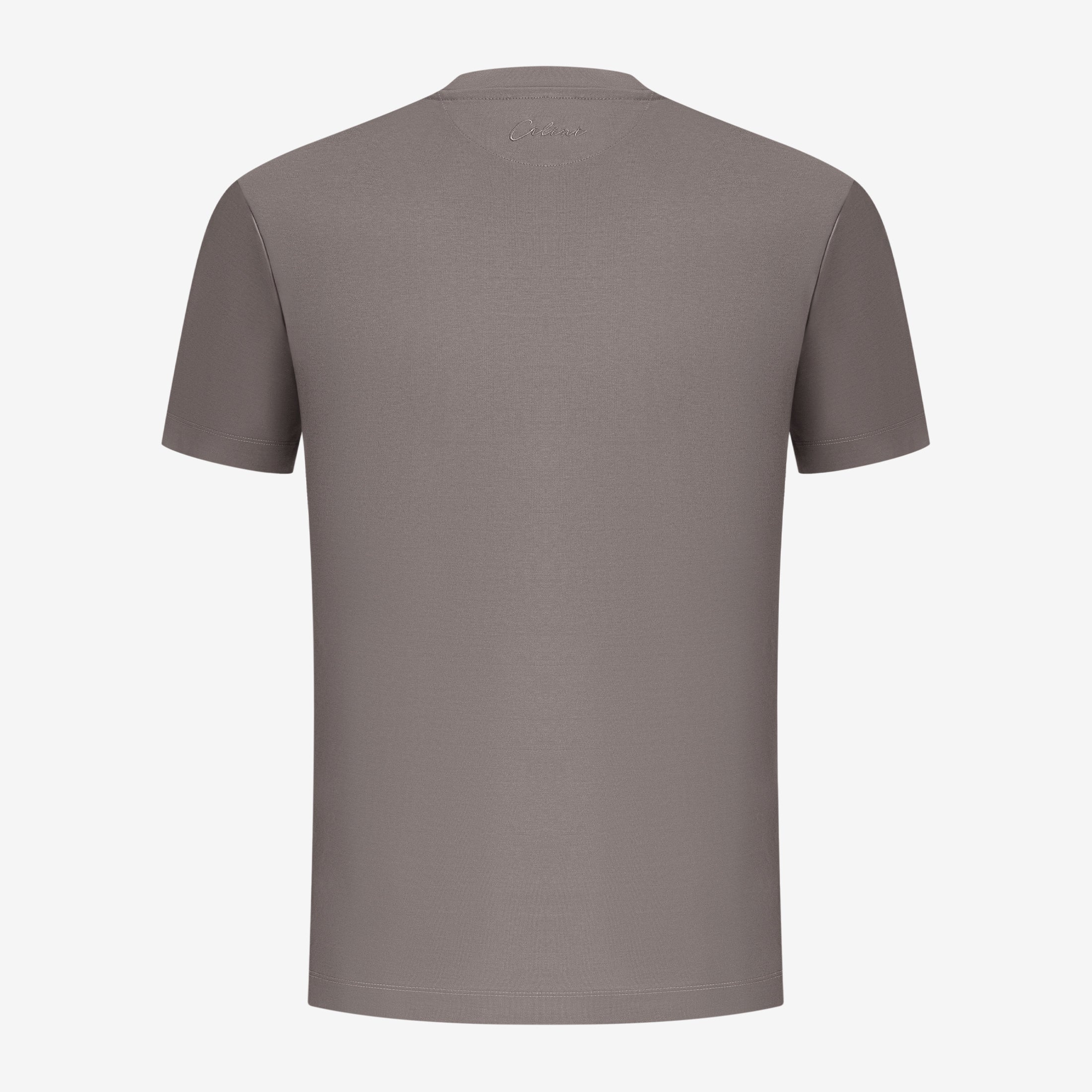 Double Mercerized T-shirt - Taupe