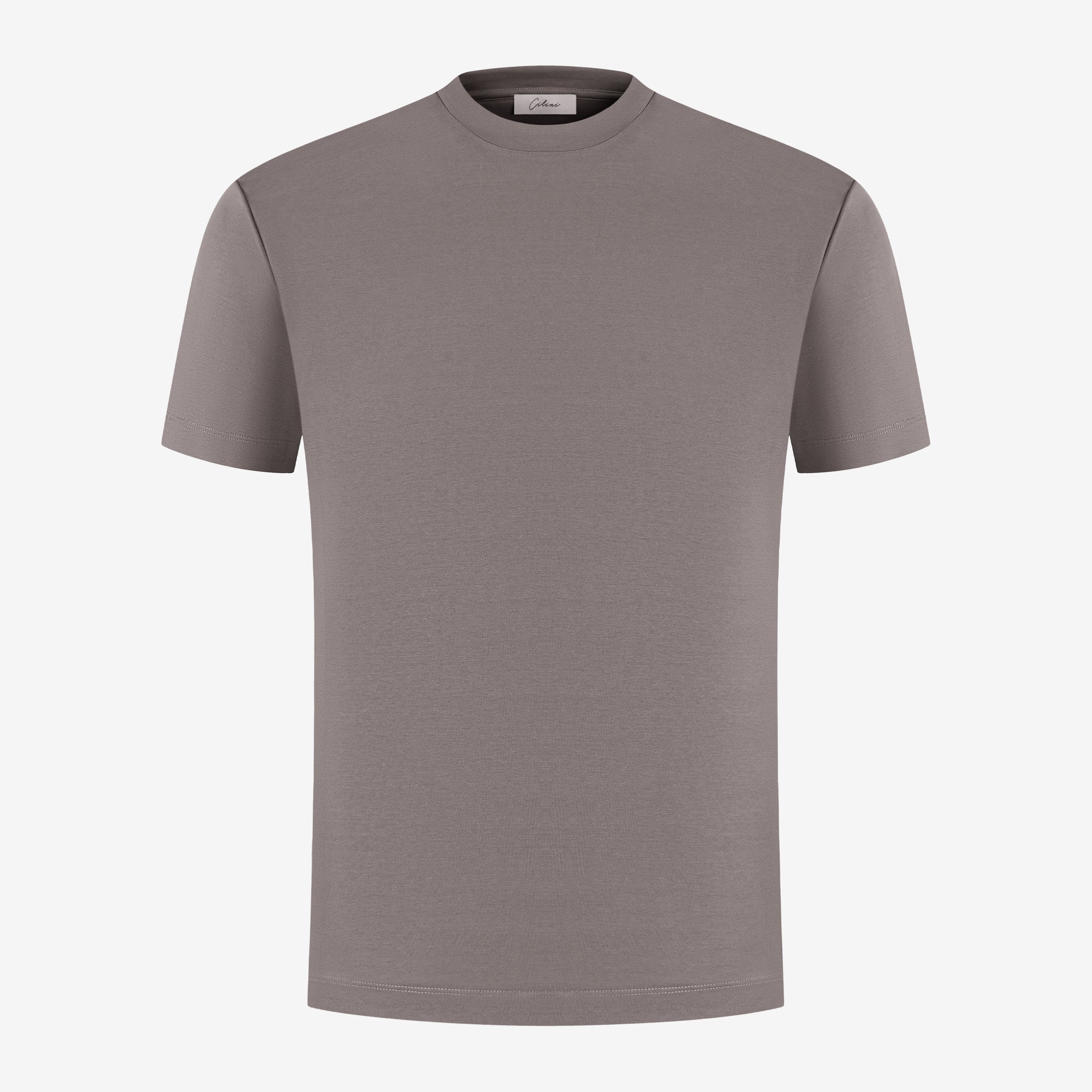 Double Mercerized T-shirt - Taupe