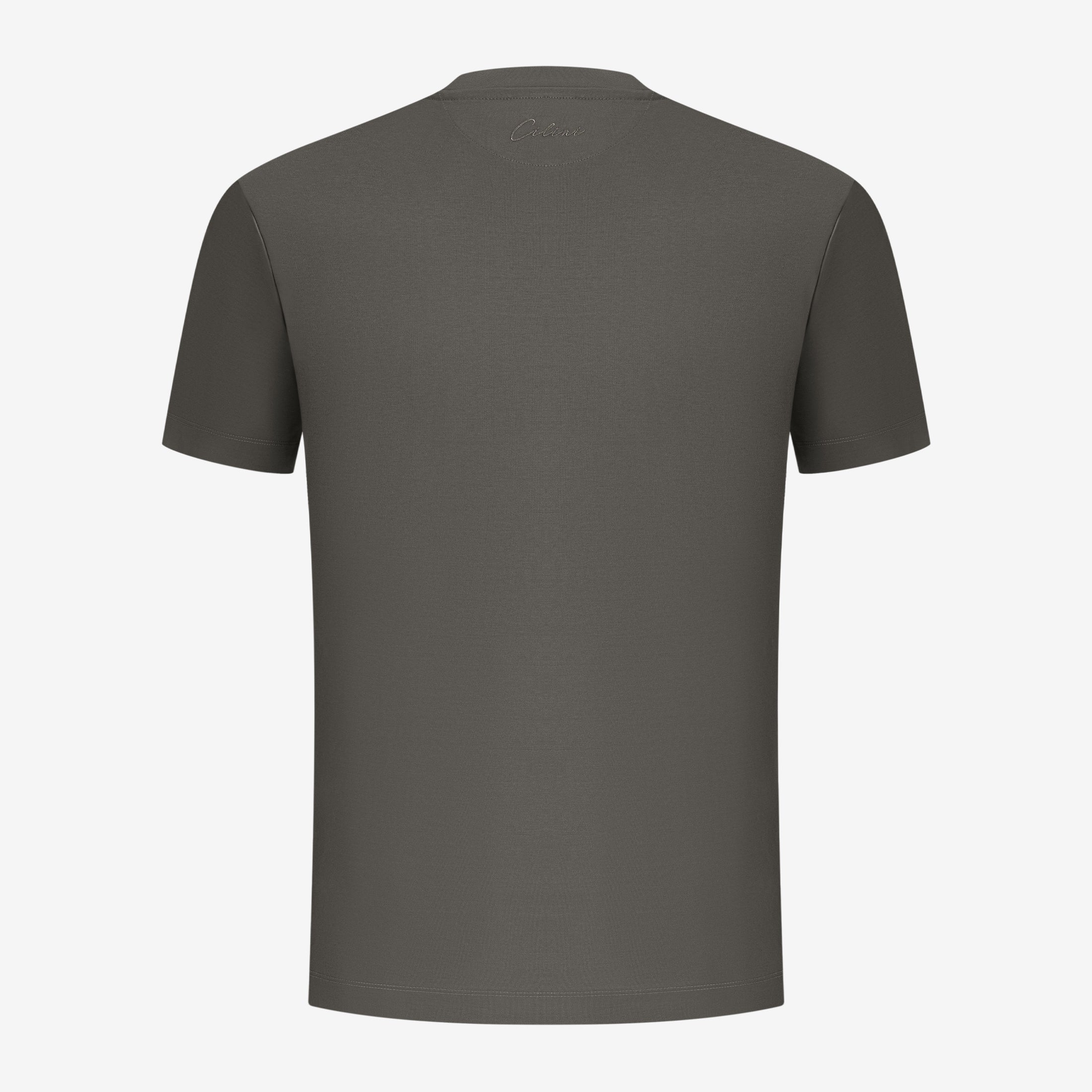 Double Mercerized T-shirt - Brown