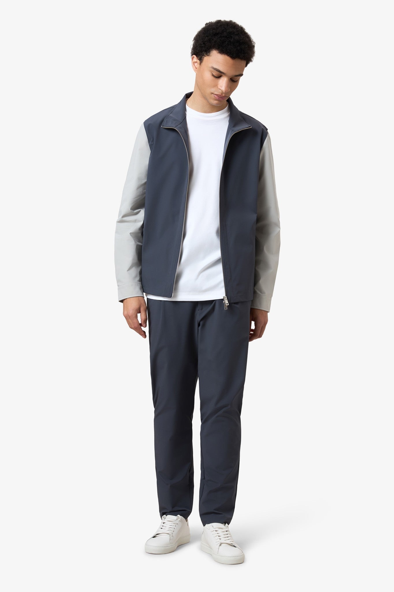 Color Jacket Slate Blue / Stone grey
