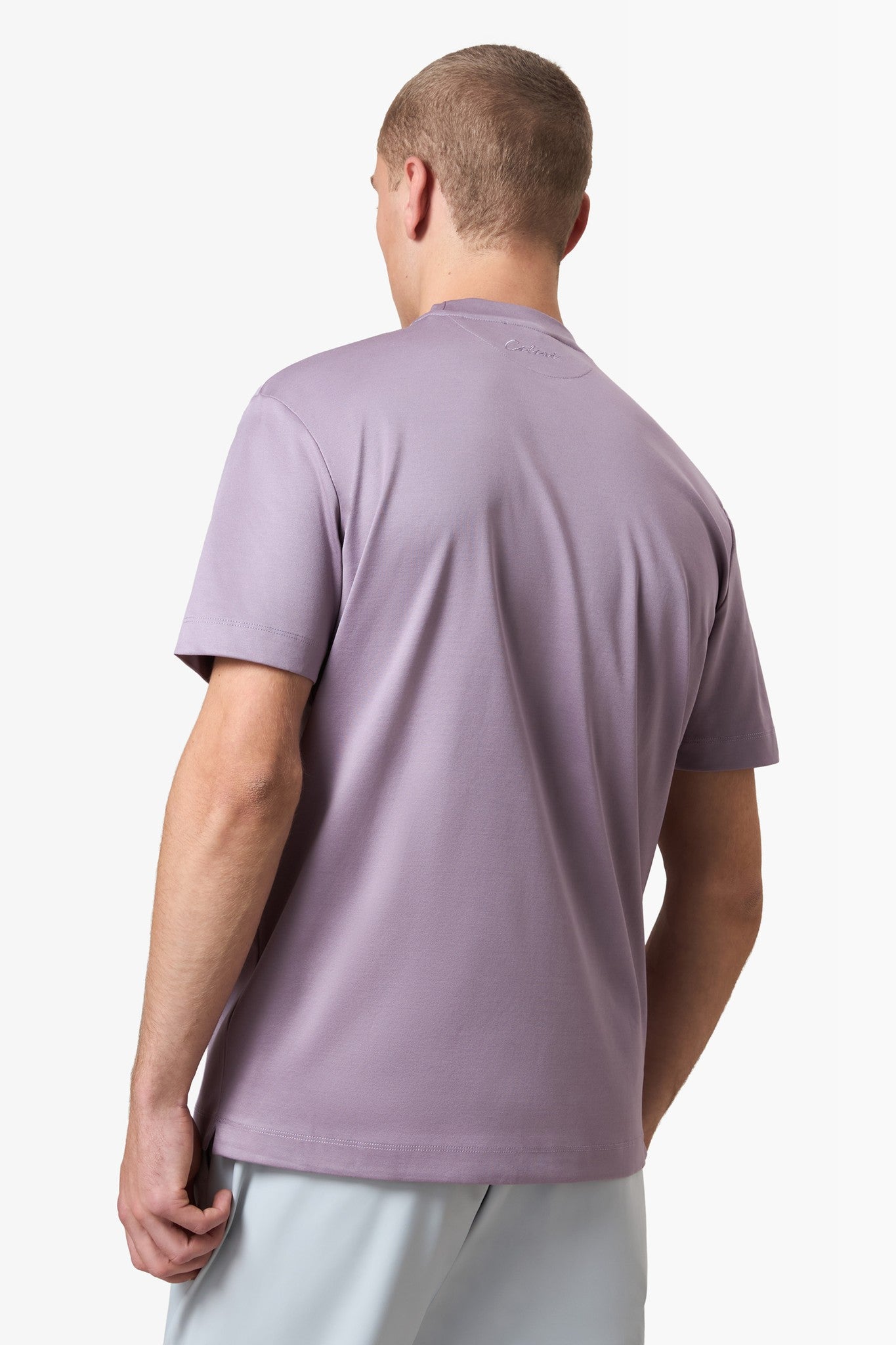 Double Mercerized T-shirt - Purple