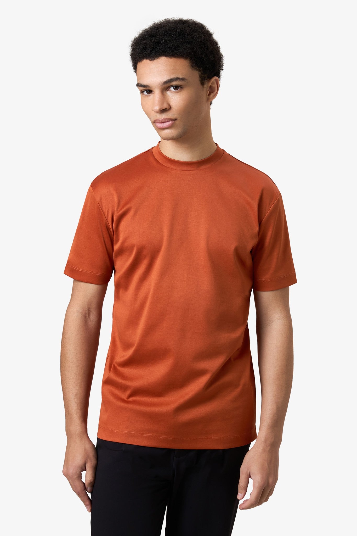 Double Mercerized T-shirt - Orange