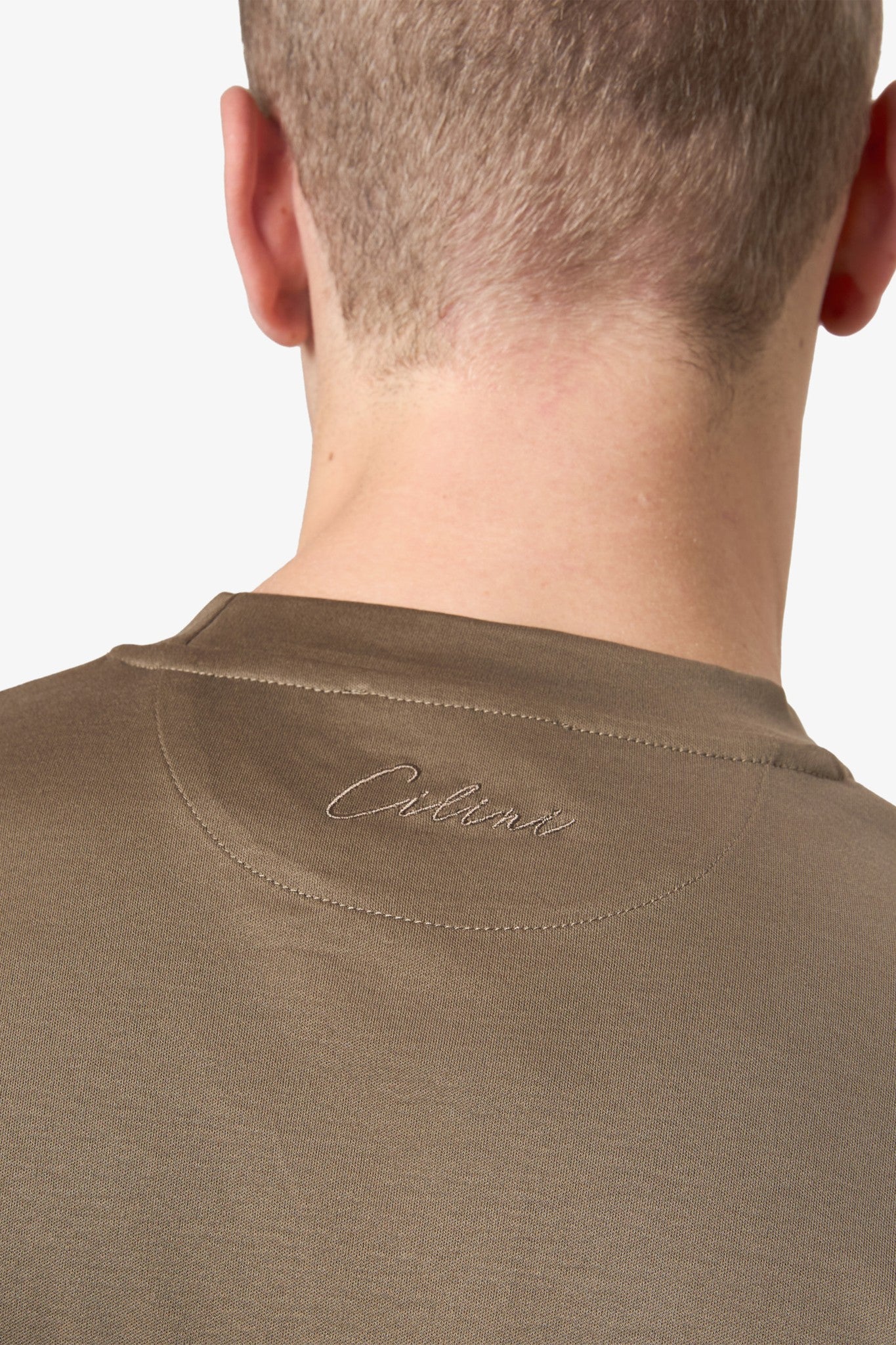 Double Mercerized T-shirt - Gold Brown
