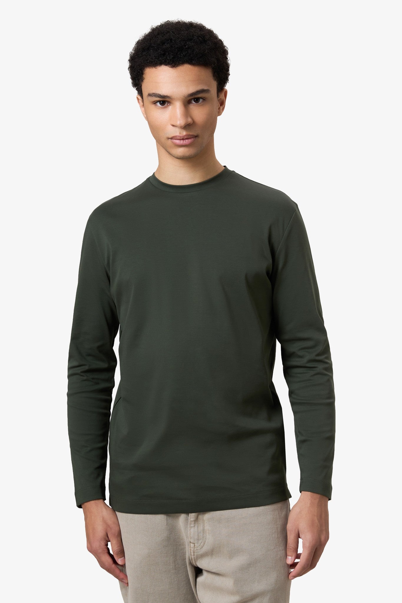 Mercerized Longsleeve - Dark Green
