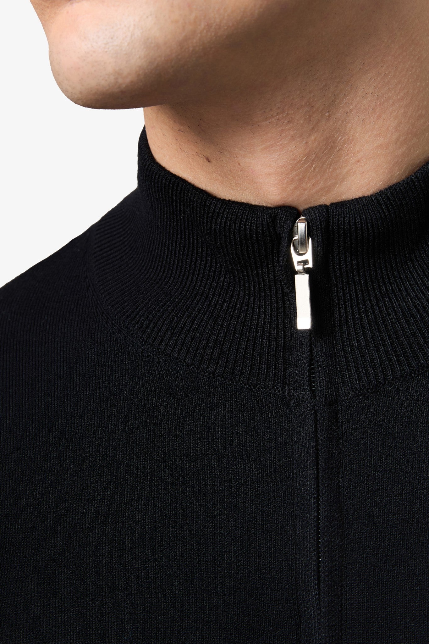 Zip Vest - Black