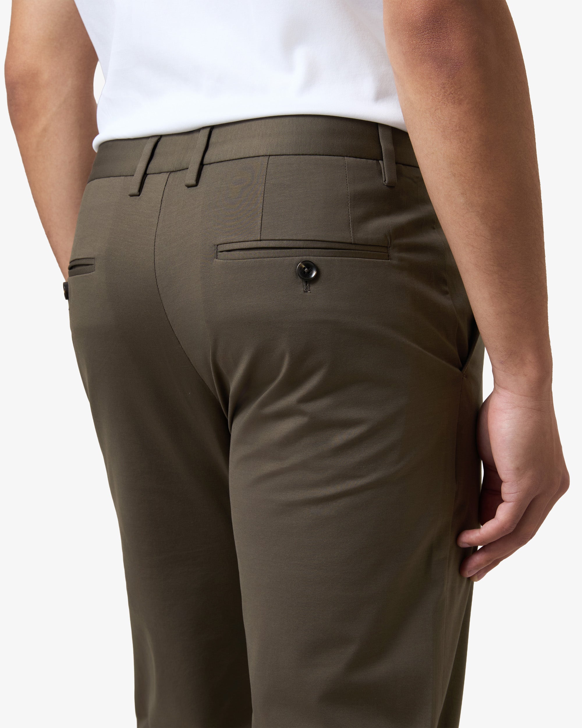 Stretch Pants - Military Green
