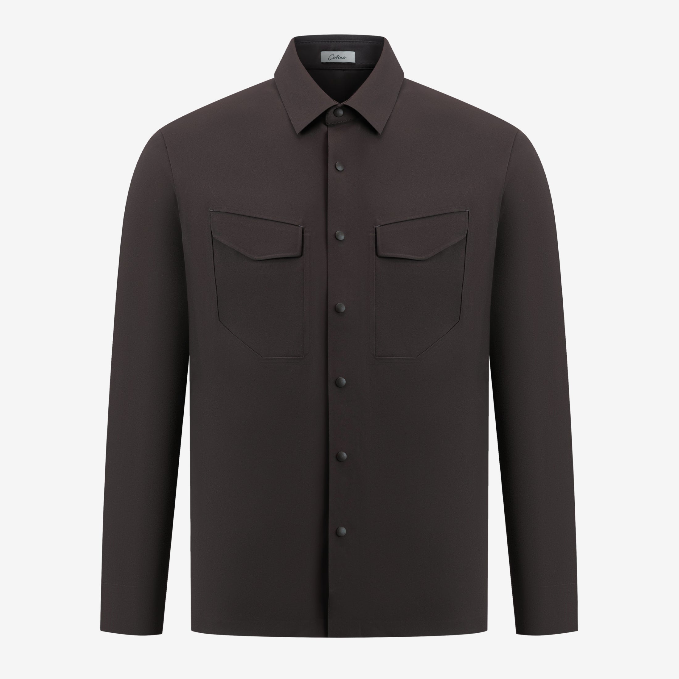 Pocket Overshirt - Brown