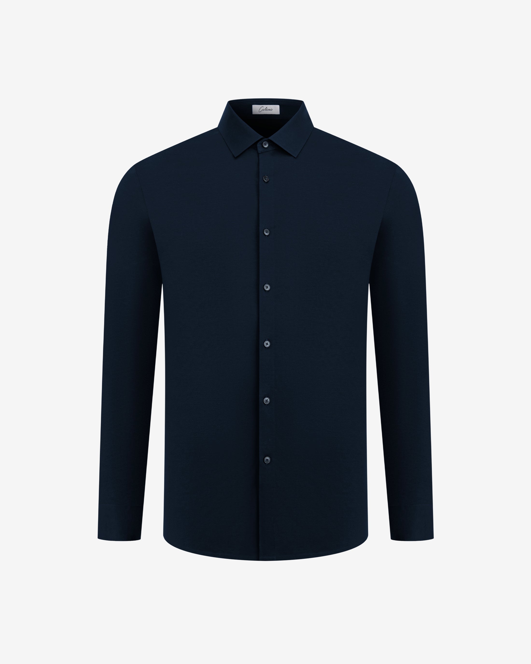 Stretch Shirt - Navy Blue