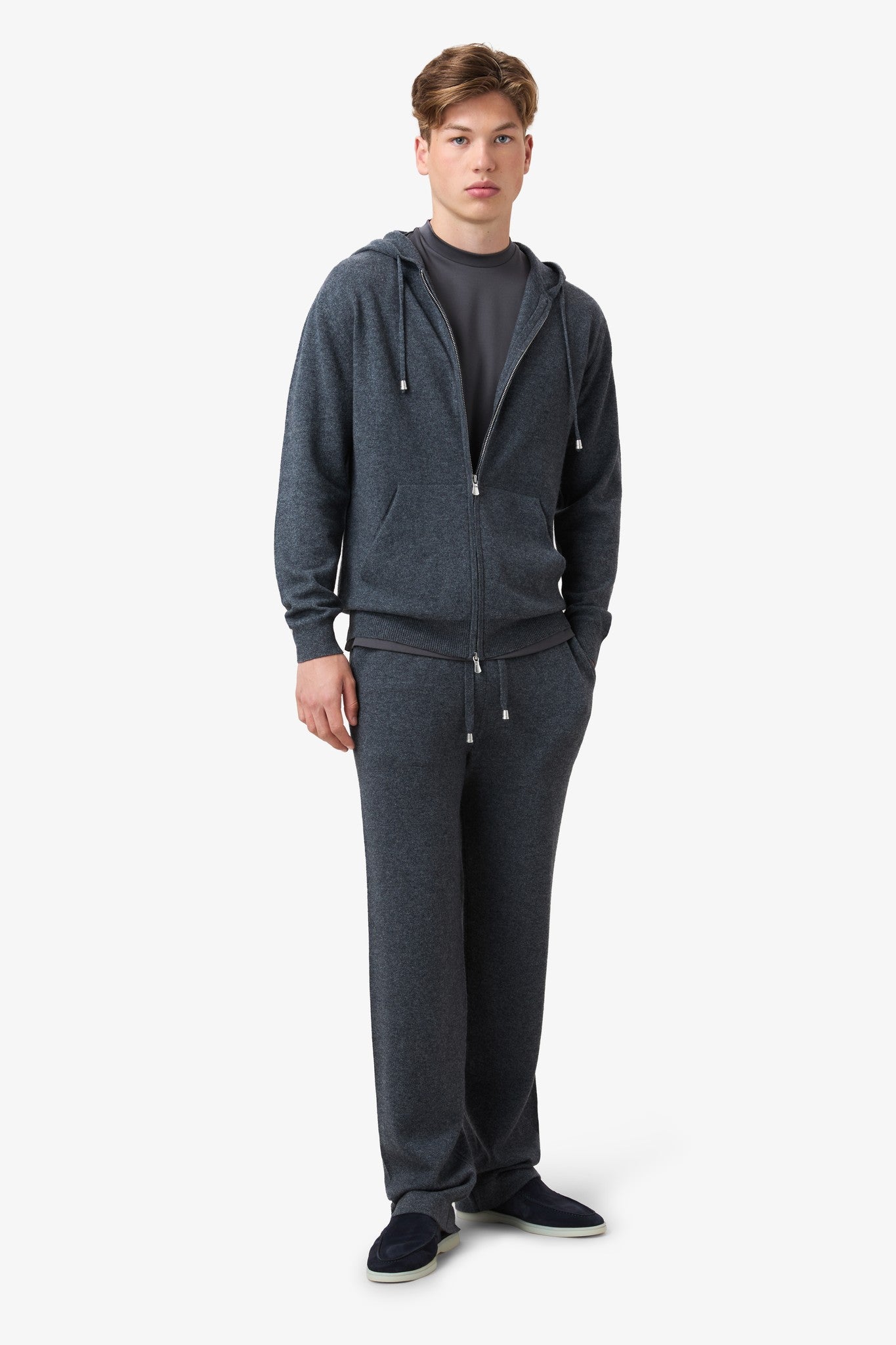 Wool Hoodie - Rutherium