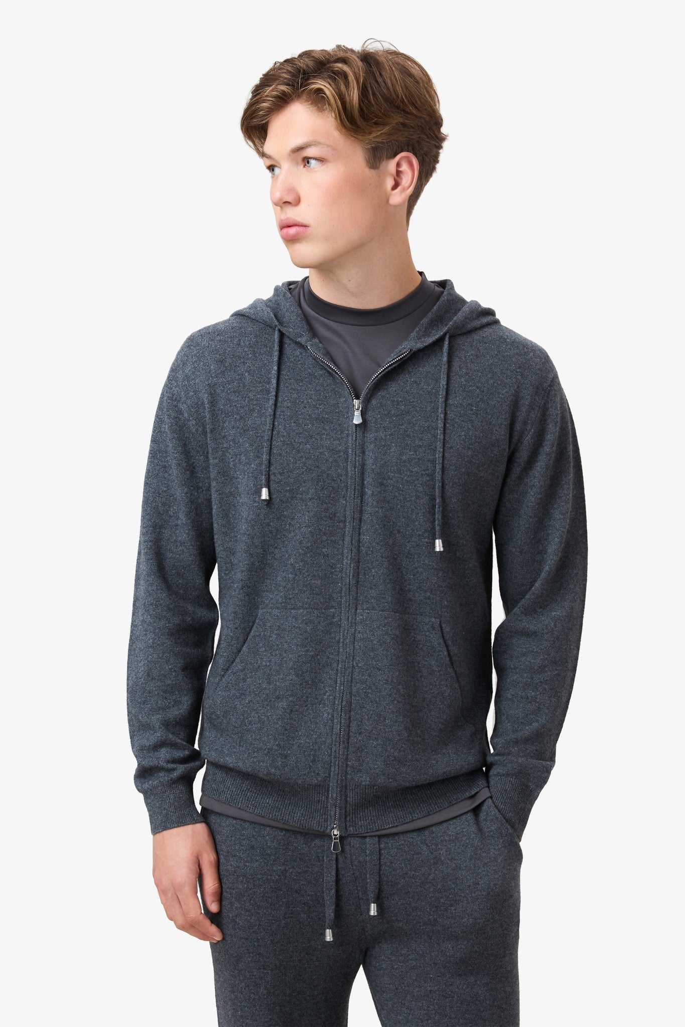 Wool Hoodie - Rutherium