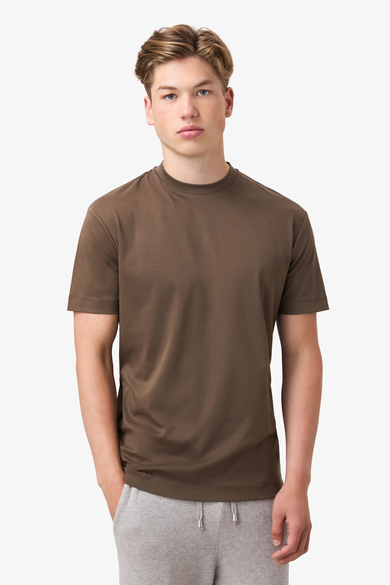 Brown tee
