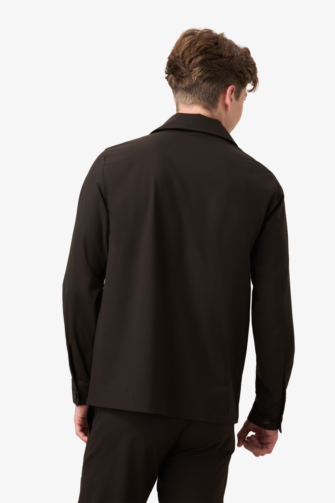 Cilini Wool button jacket Espresso