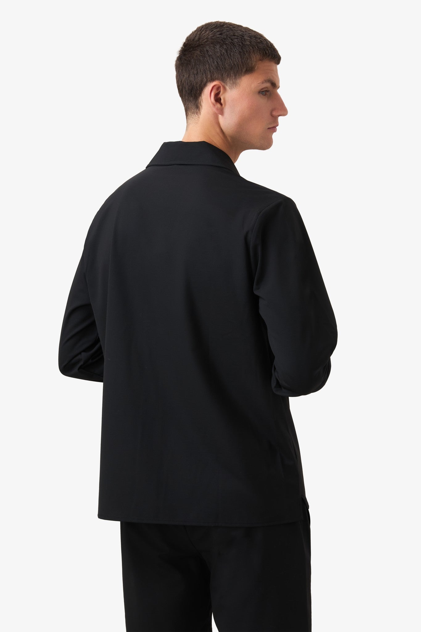 Cilini Wool button jacket Black