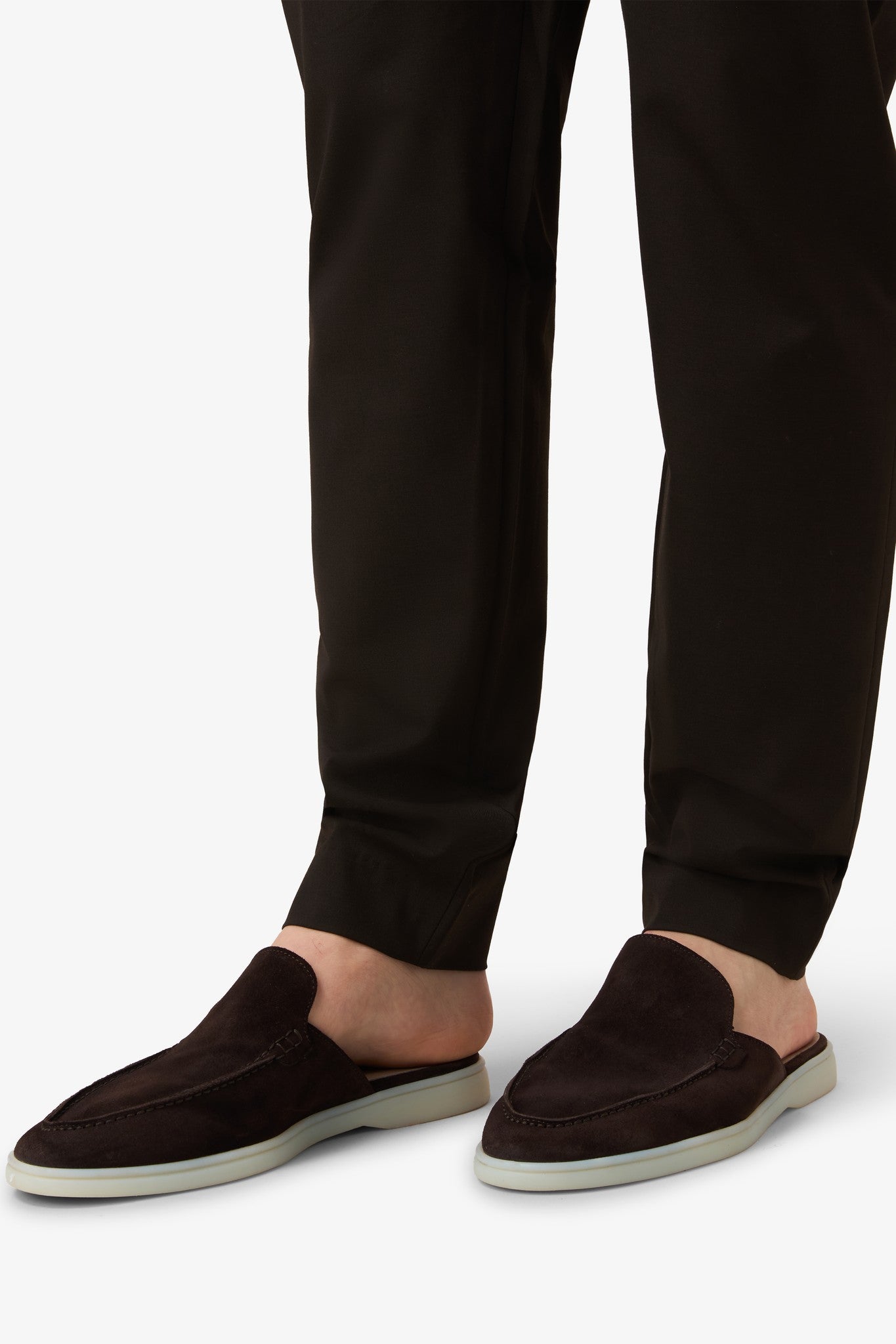 Wool Cords Pants Espresso