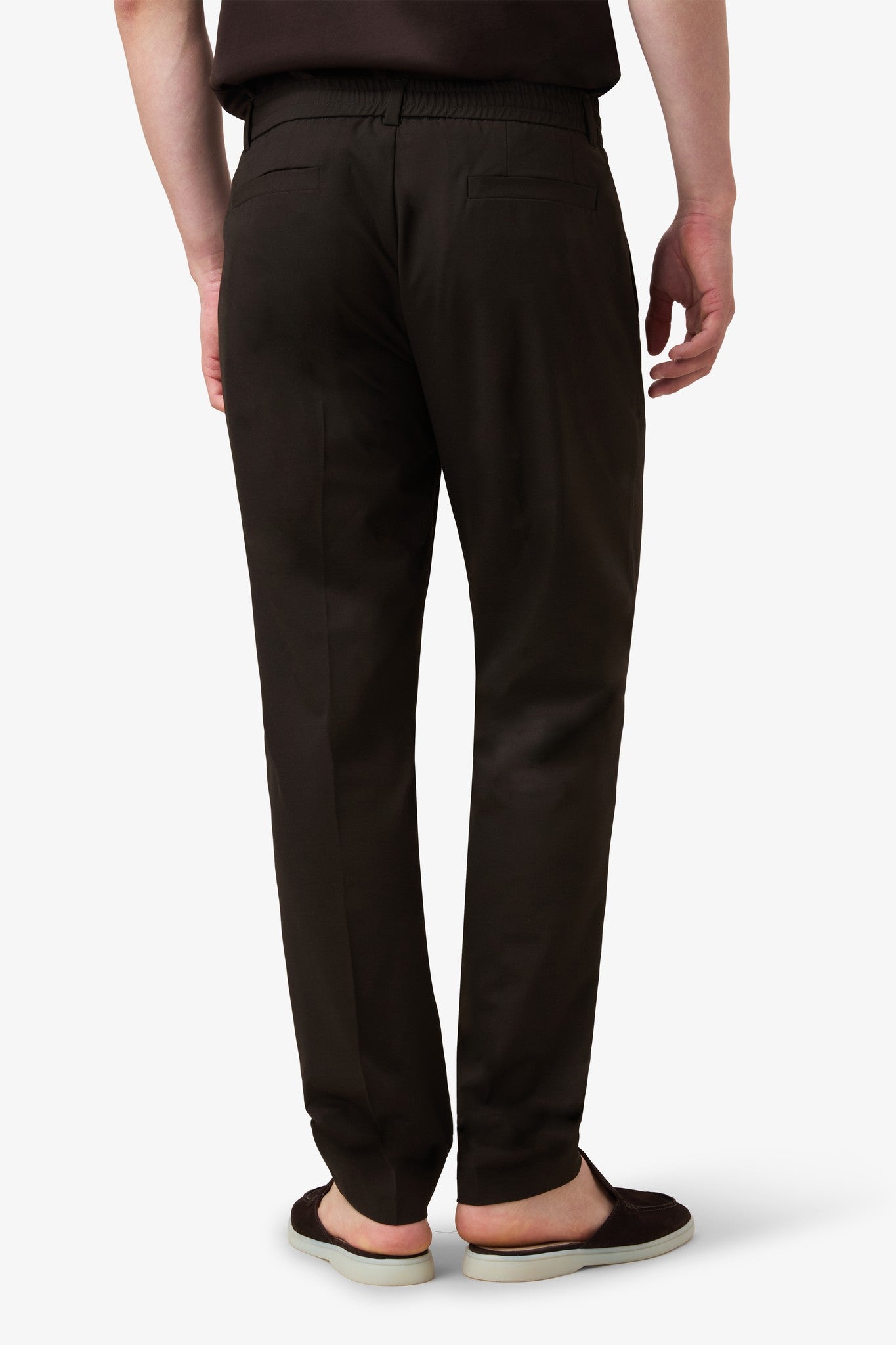 Wool Cords Pants Espresso