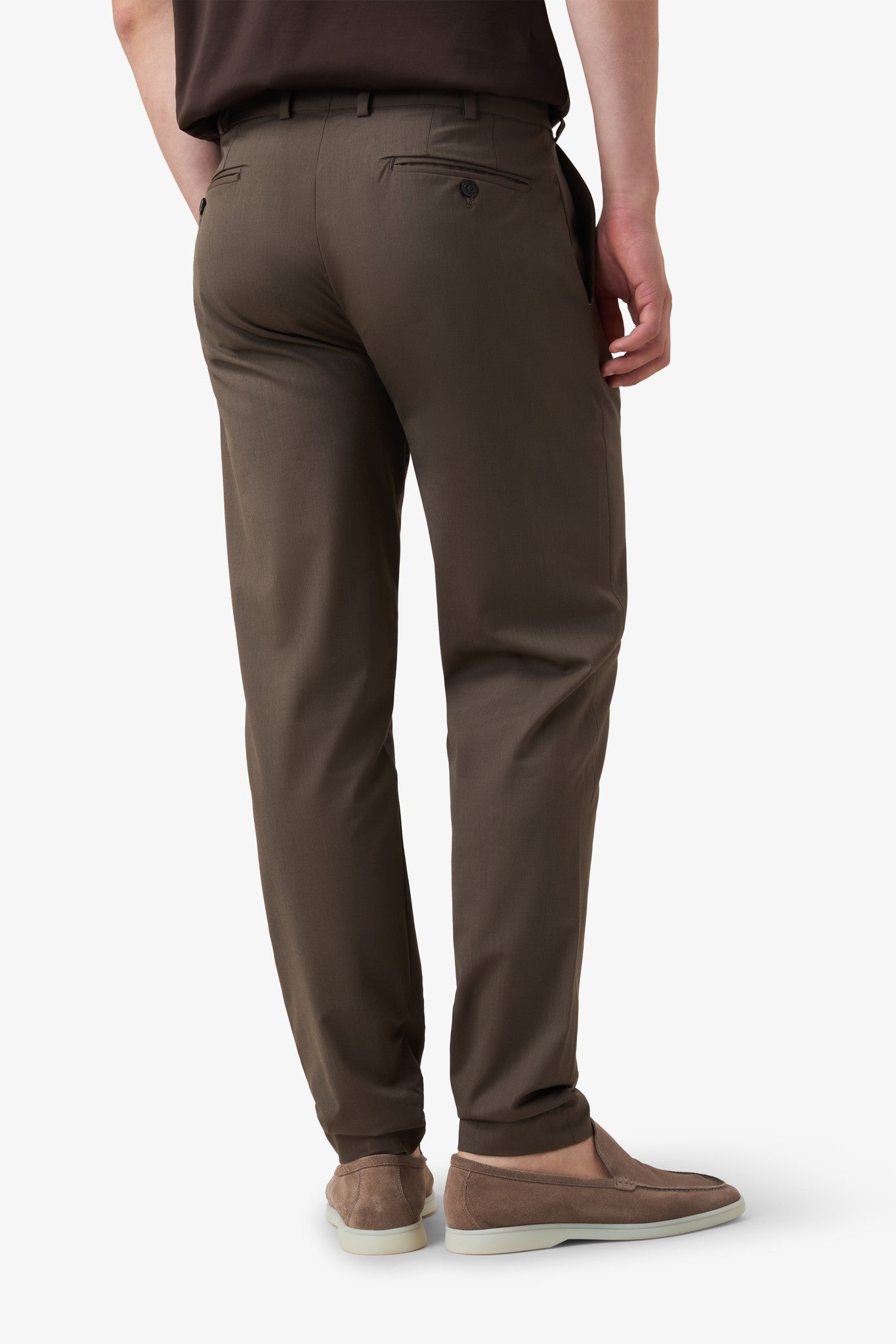 Classic Pantalon Dark Taupe