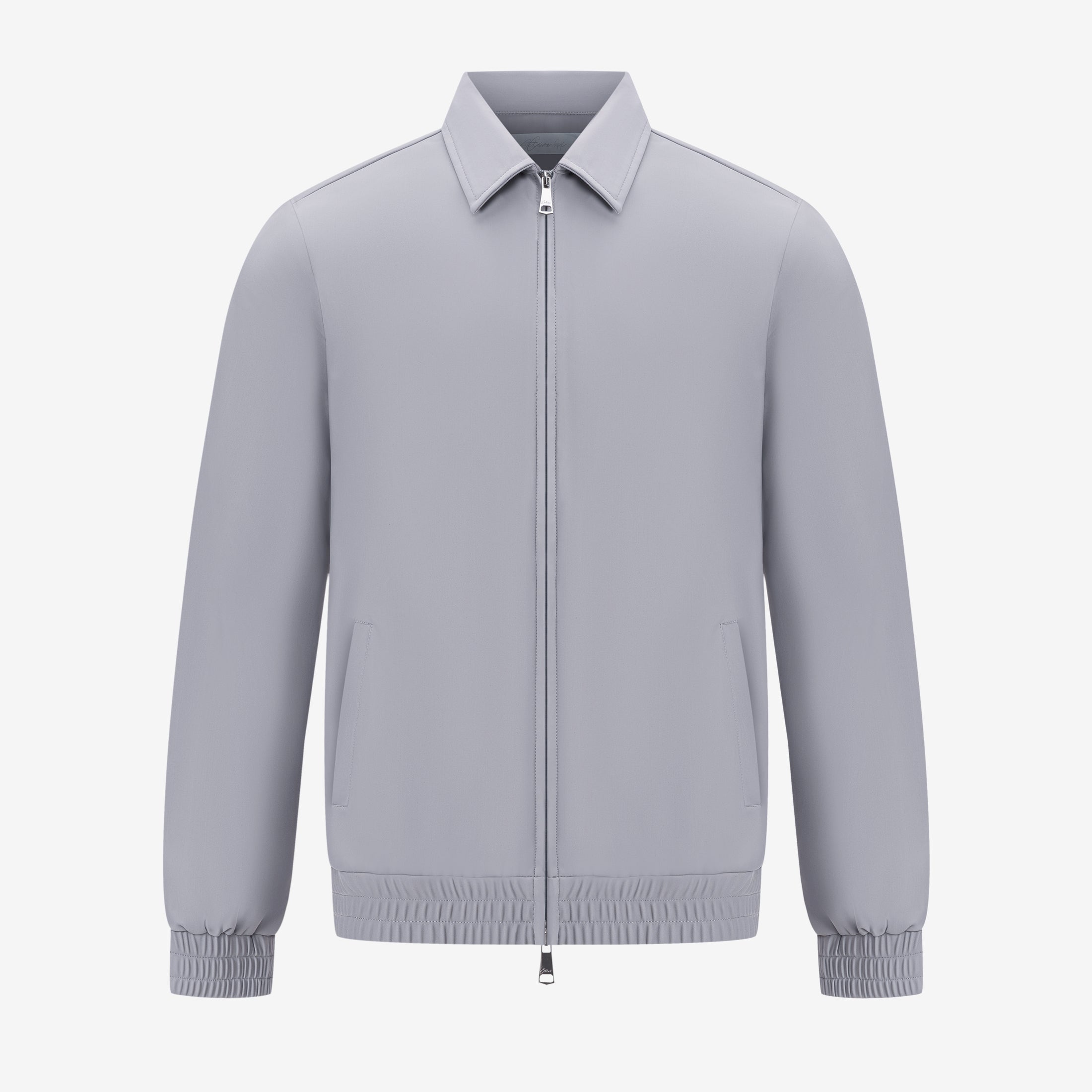 Collared Tracksuit - Light Grey