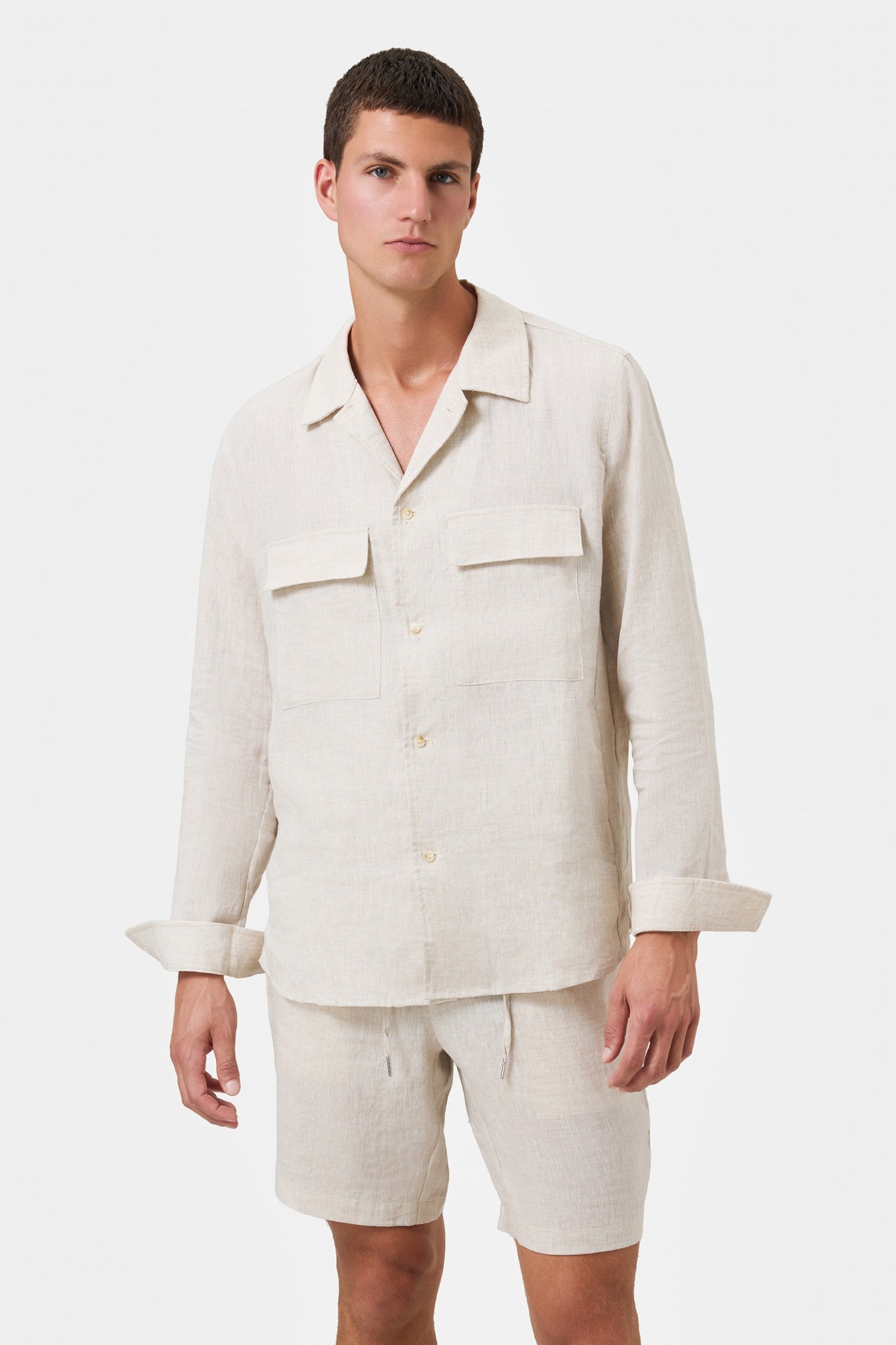 Woven Linen cardigan Jacket Linen
