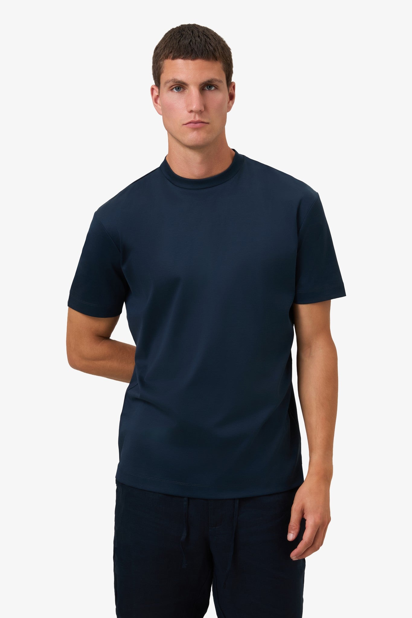 Mercerized Supima T-shirt - Navy