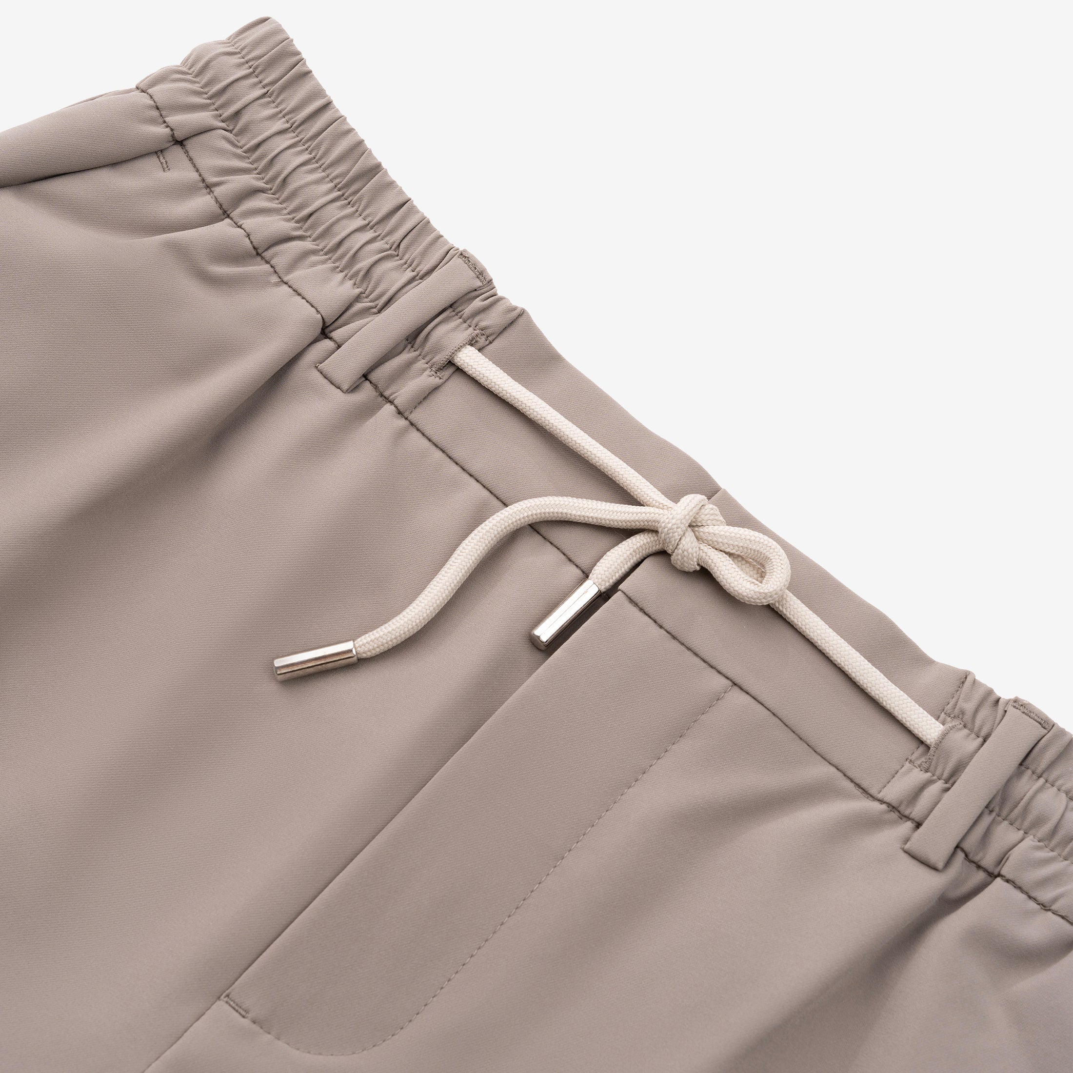 Casual Tech Shorts - Latte