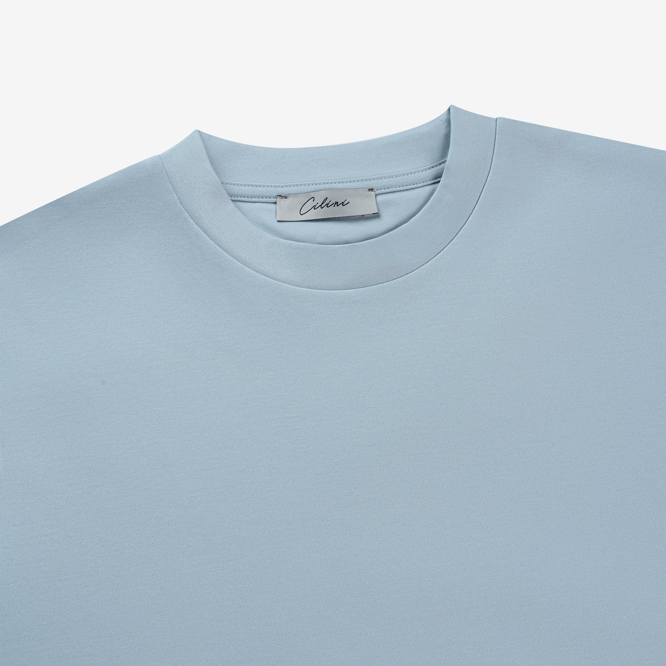 Mercerized Supima T-shirt - Light Blue