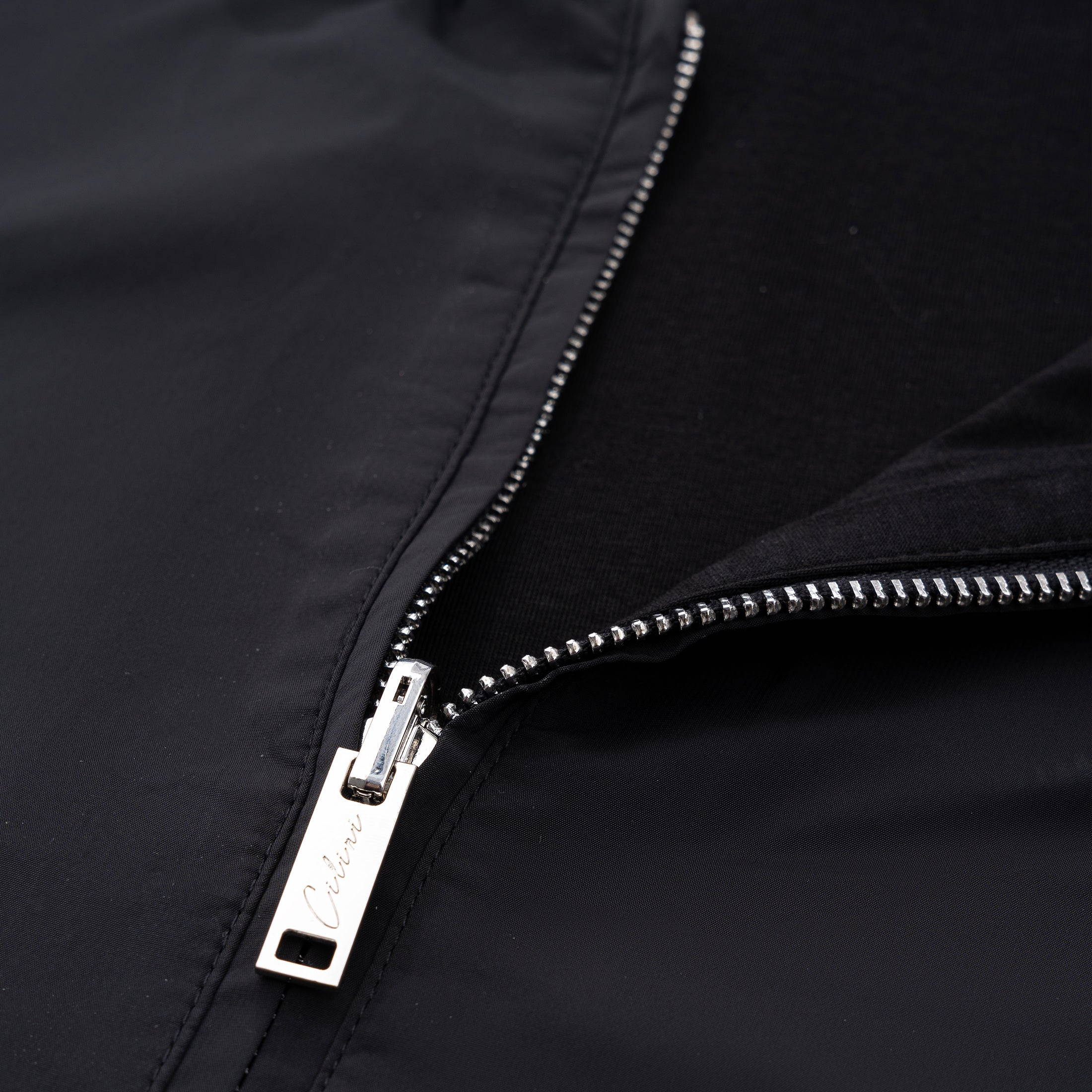 Reversible Hooded Jacket - Black