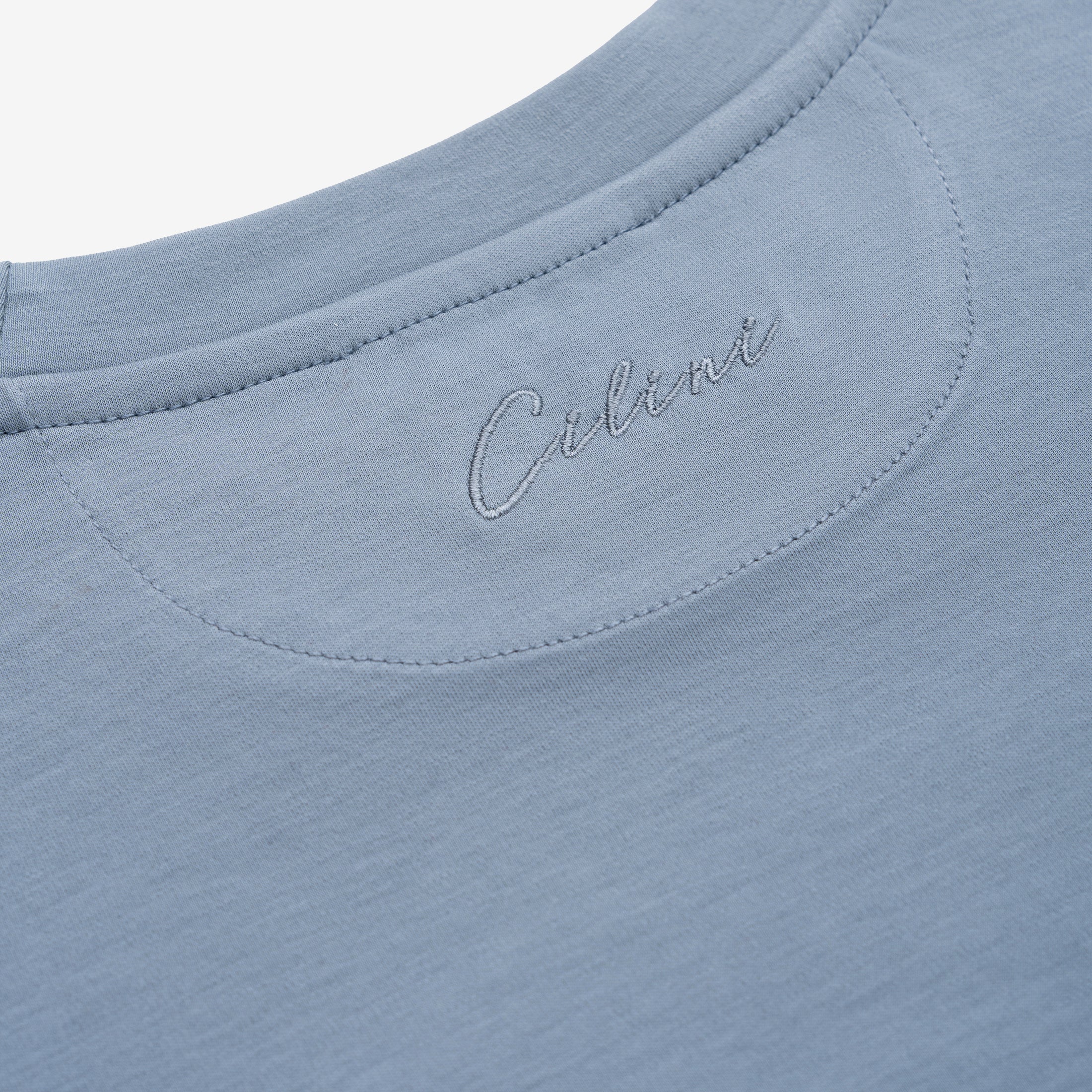 Mercerized Supima T-shirt - Moon Grey