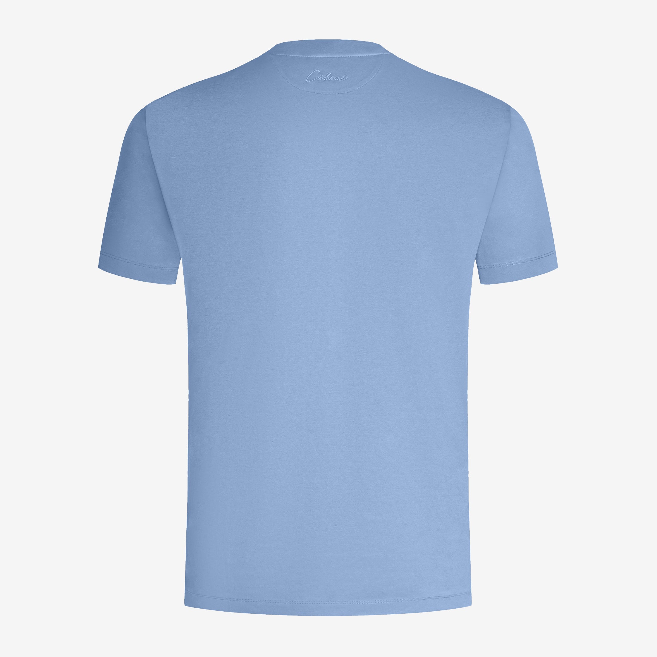 Mercerized Supima T-shirt - Bright Blue