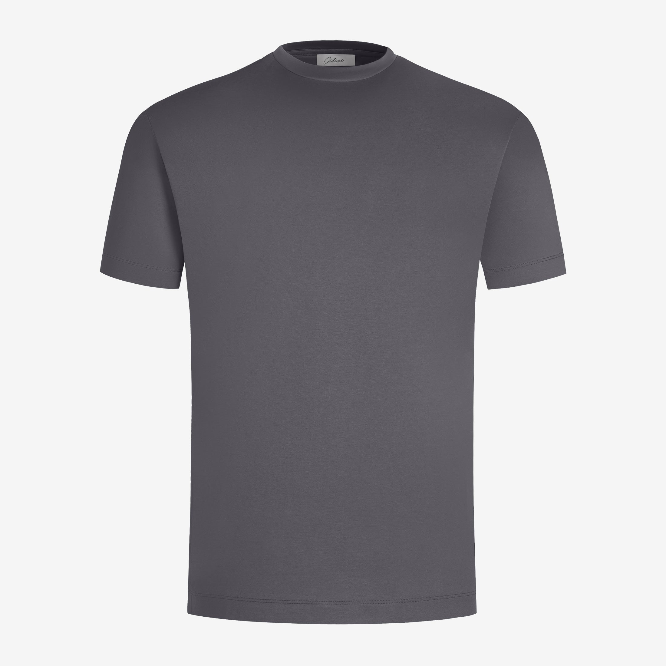 Mercerized Supima T-shirt - Dark Grey