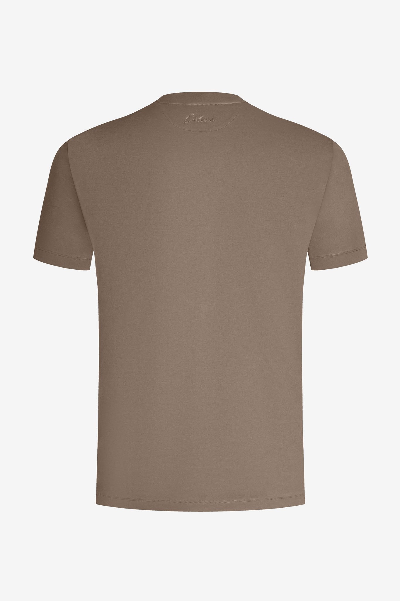 Mercerized Supima T-shirt - Dark Brown