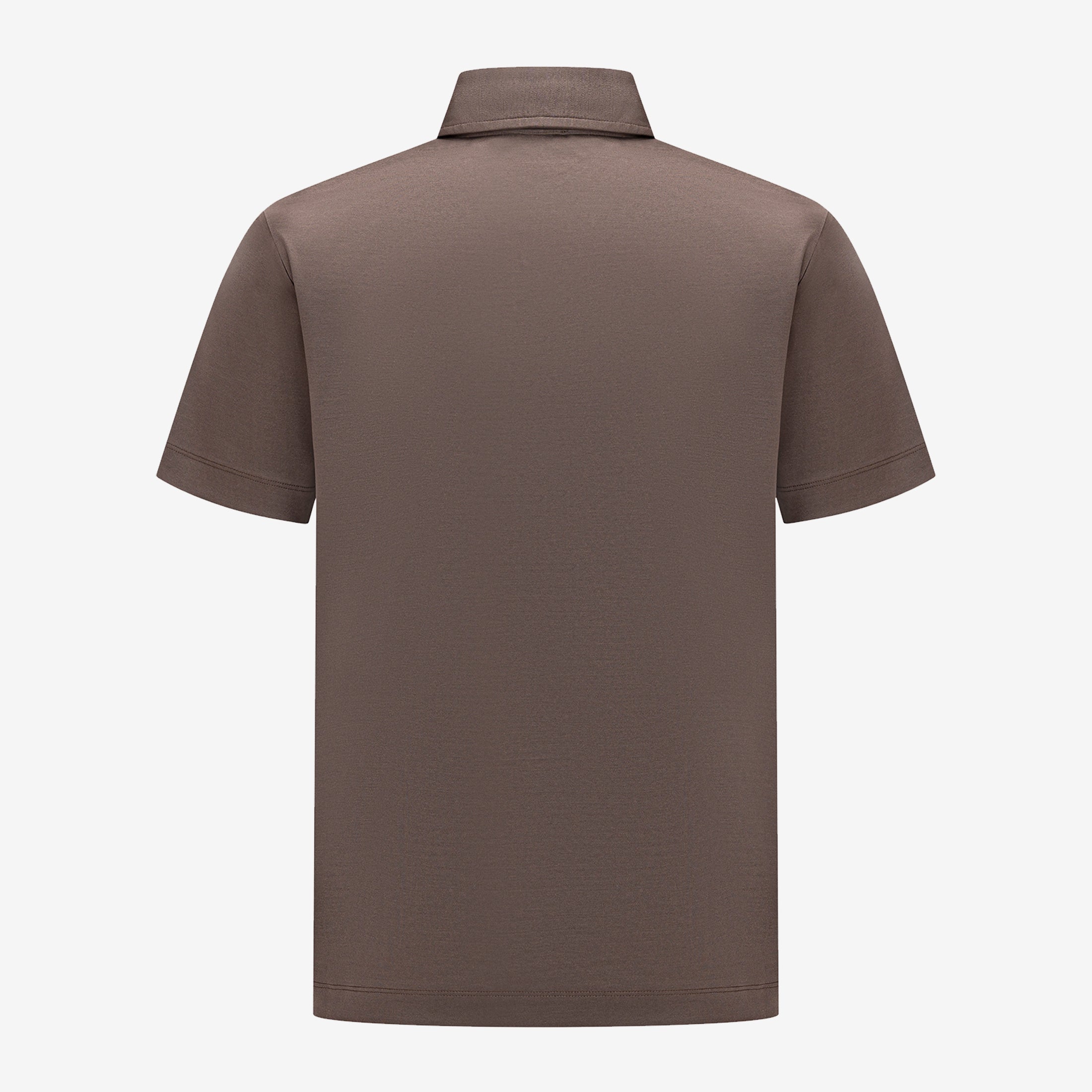 Mercerized Polo - Coffee