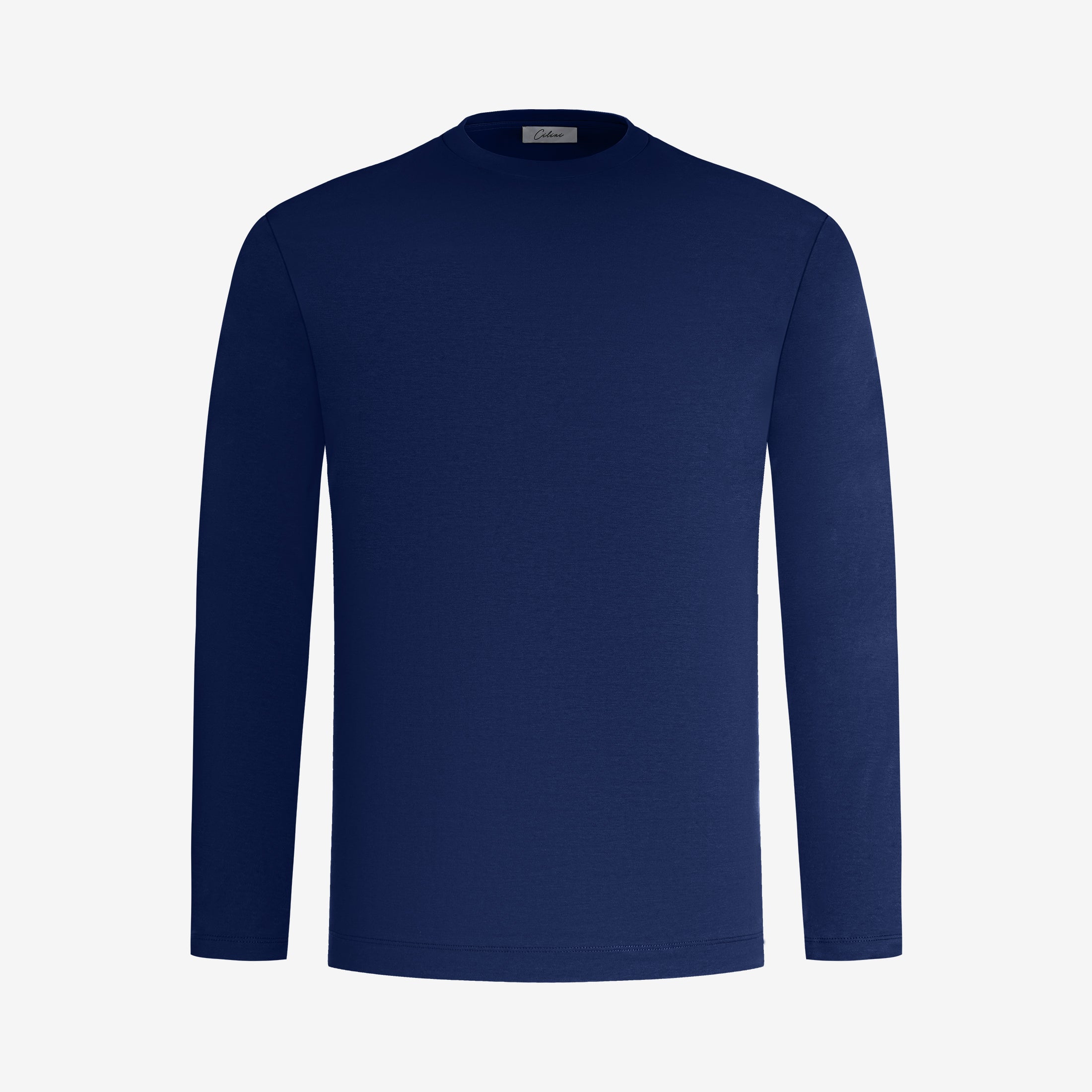 Mercerized Longsleeve - Navy