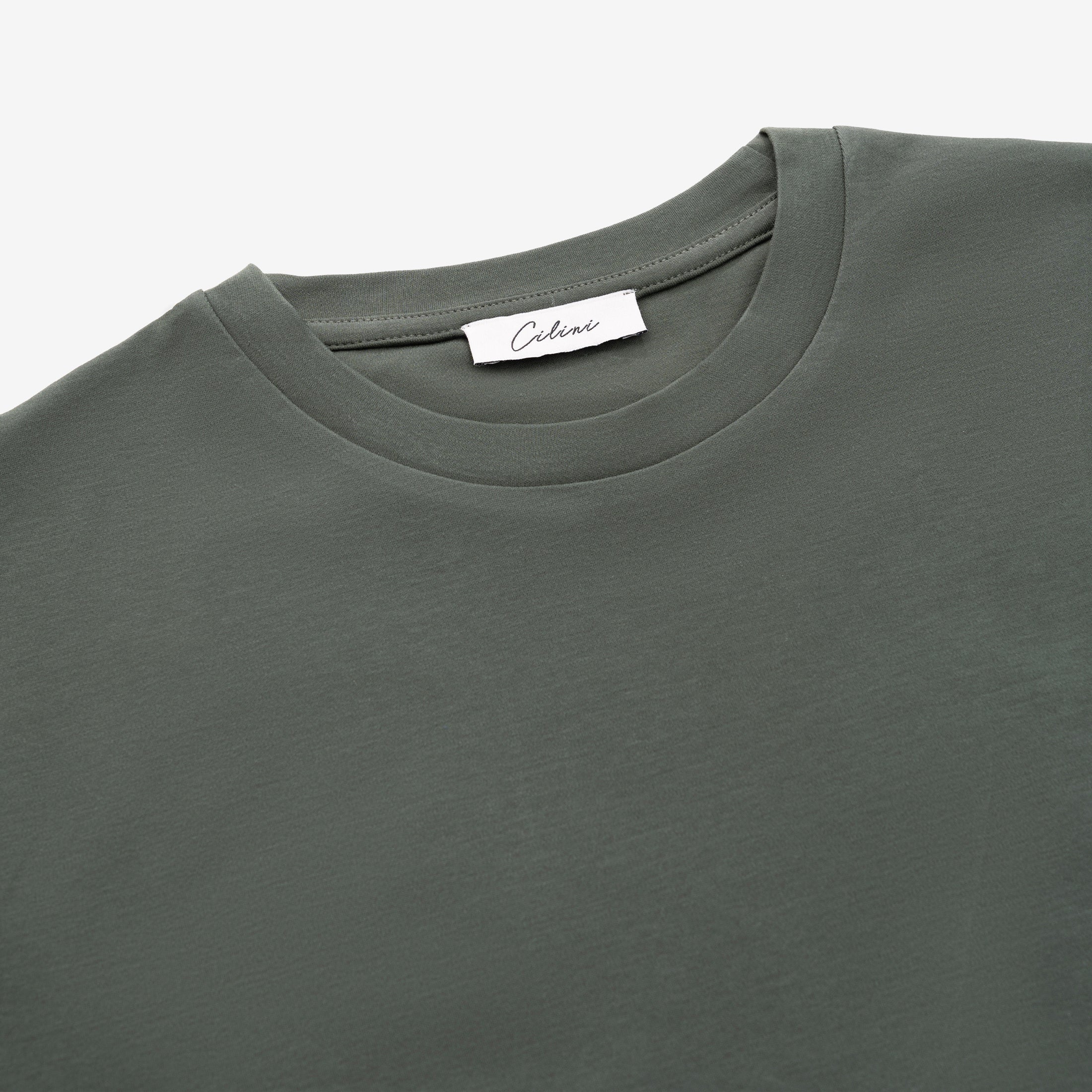 Mercerized Longsleeve - Dark Green