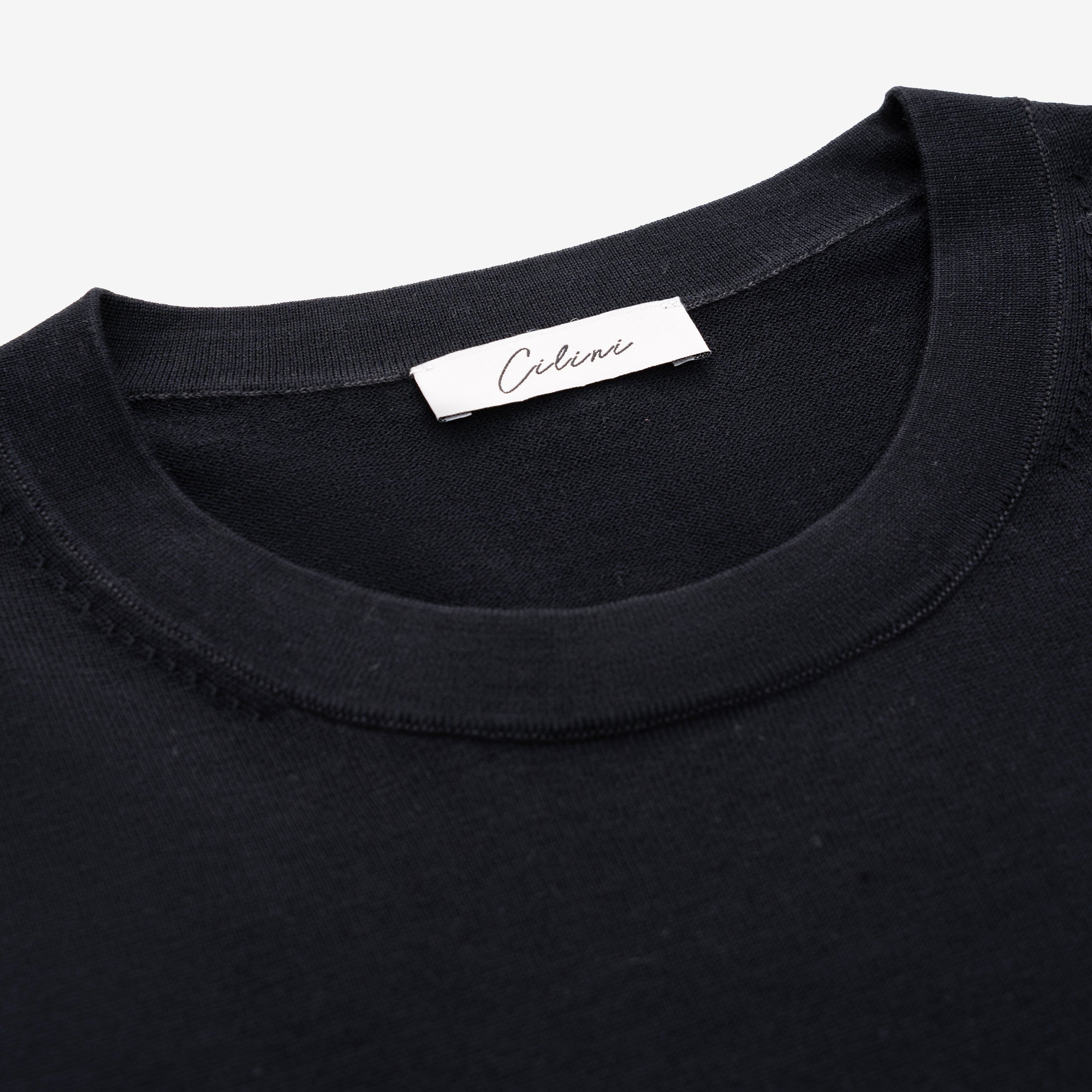 Knitted T-shirt - Black