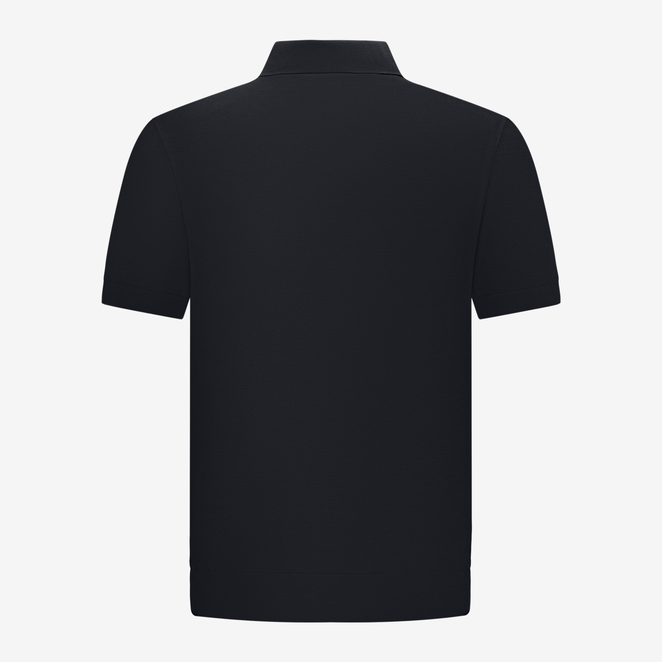 Knitted Polo - Black