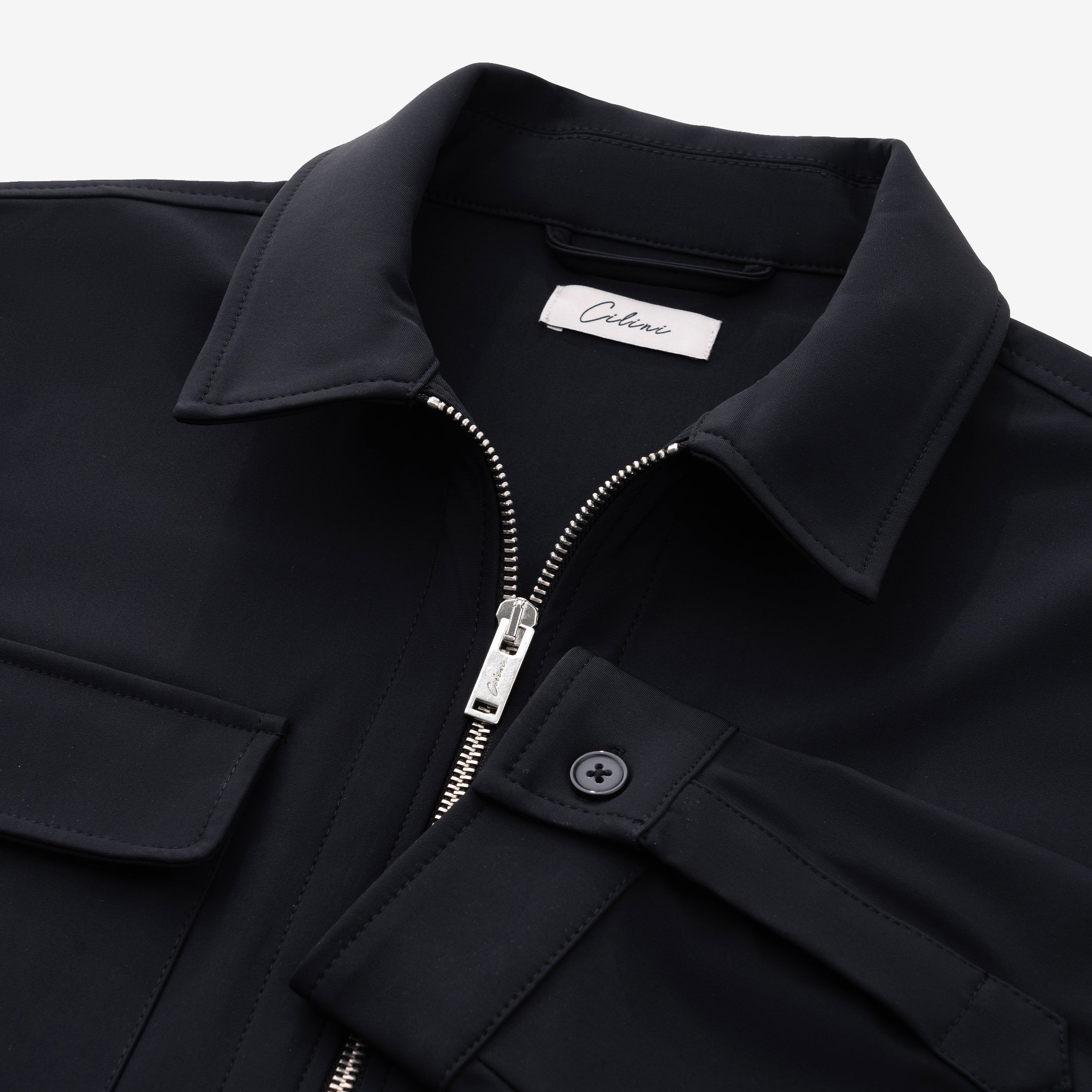 Duno Overshirt Jacket - Black
