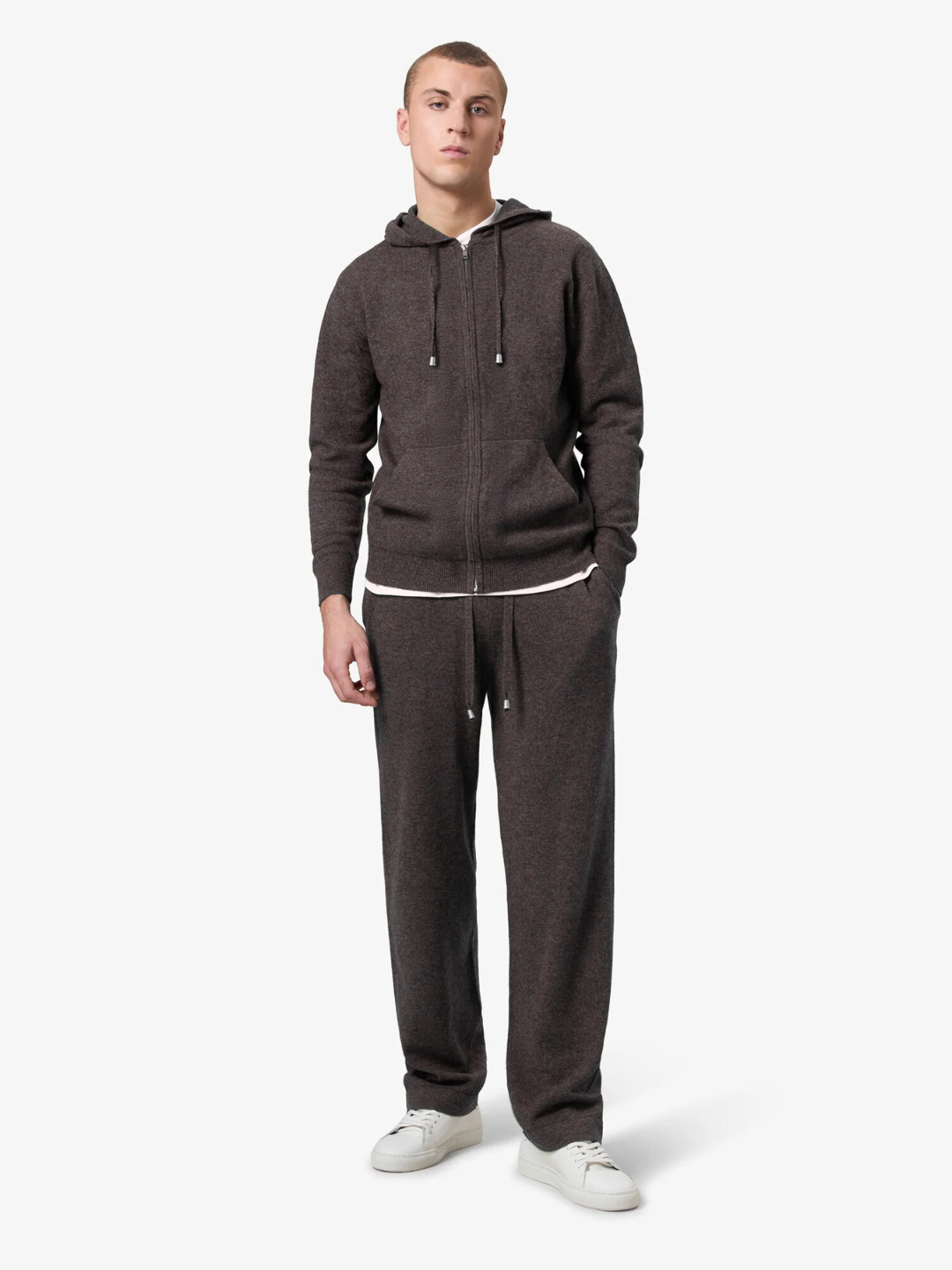 Wool Hoodie - Umber