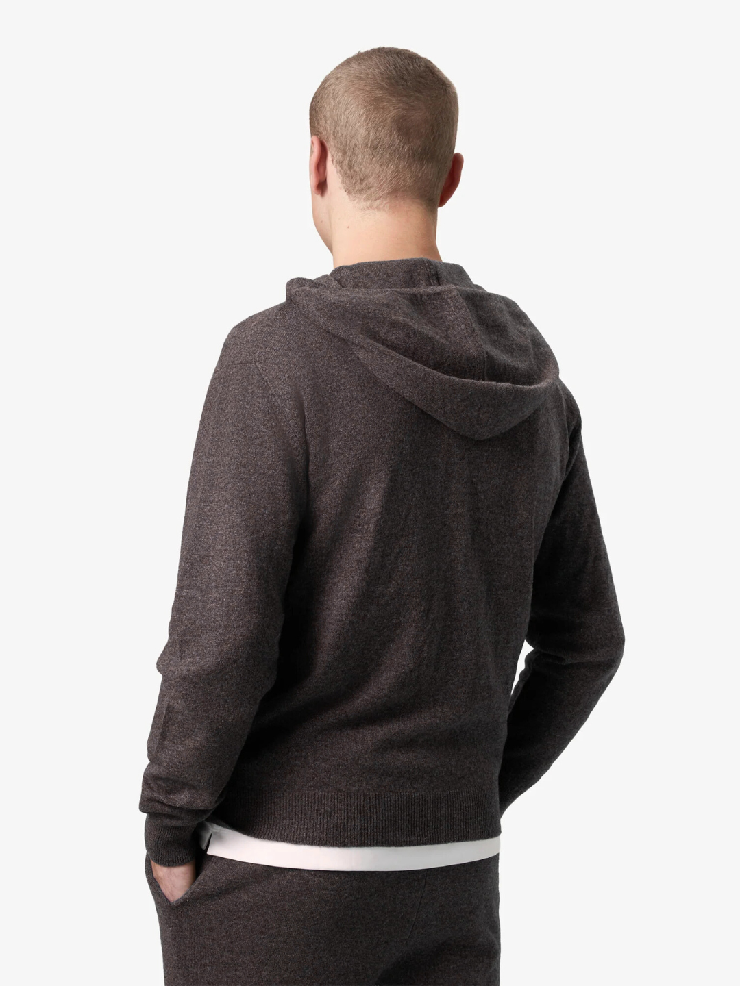 Wool Hoodie - Umber