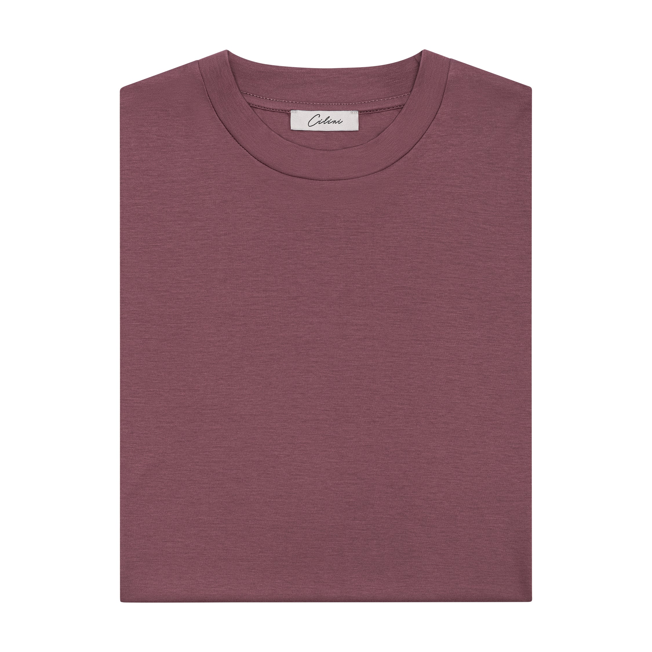 Mercerized Supima T-shirt - Bordeaux