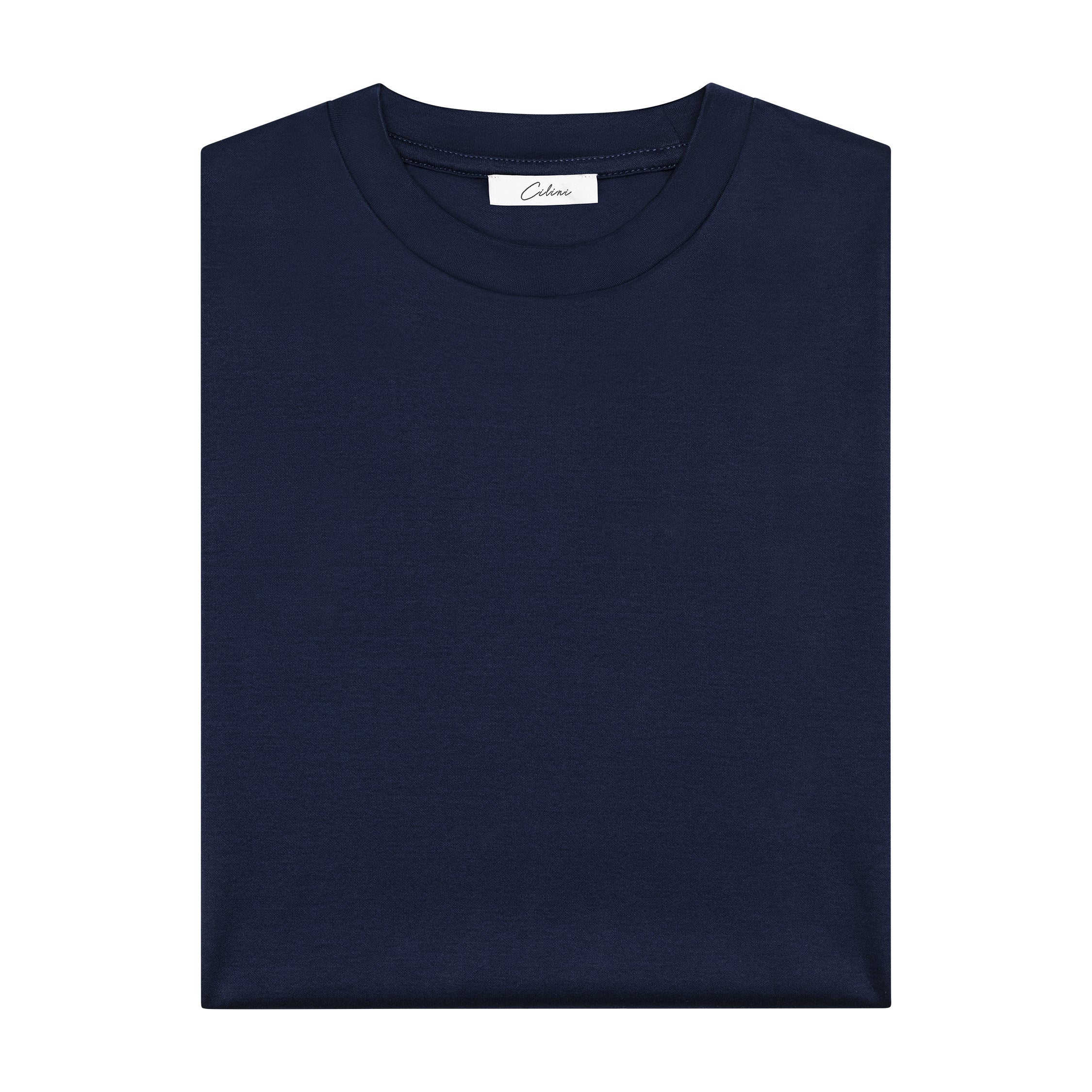 Mercerized Supima T-shirt - Navy