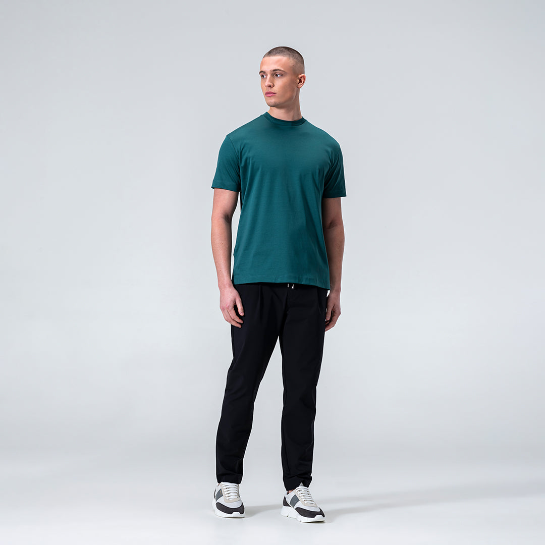 Mercerized Supima T-shirt - Petrol Green