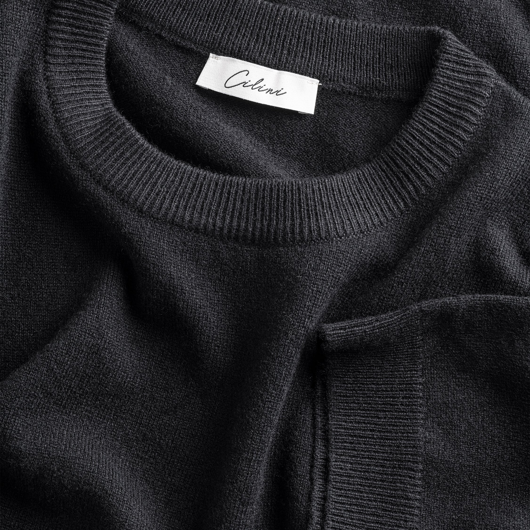 Wool Tee - Black