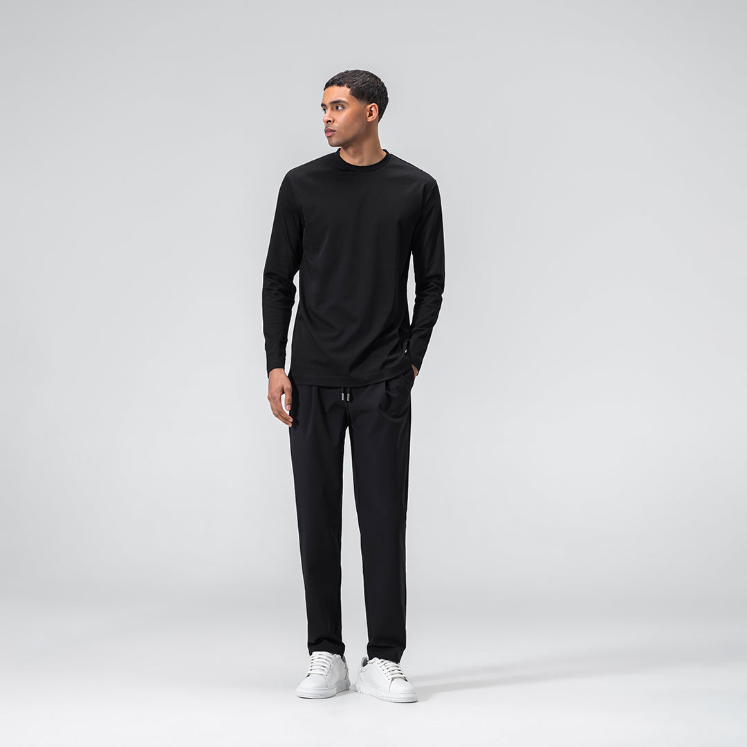 Mercerized Longsleeve - Black