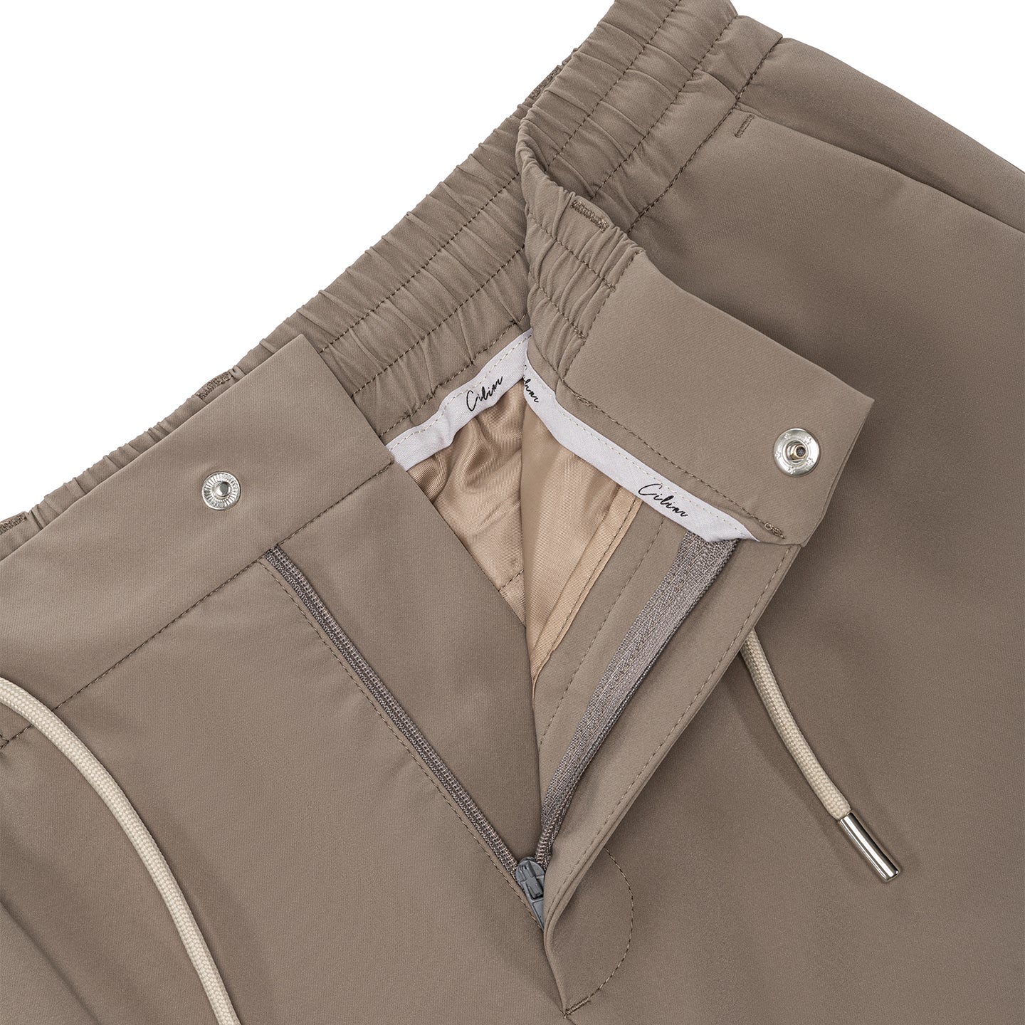 Casual Tech Shorts - Latte