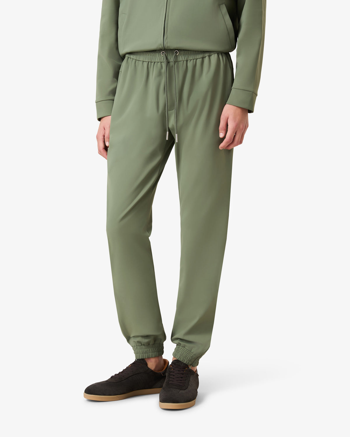 Hooded Tracksuit Pants Deep Olive