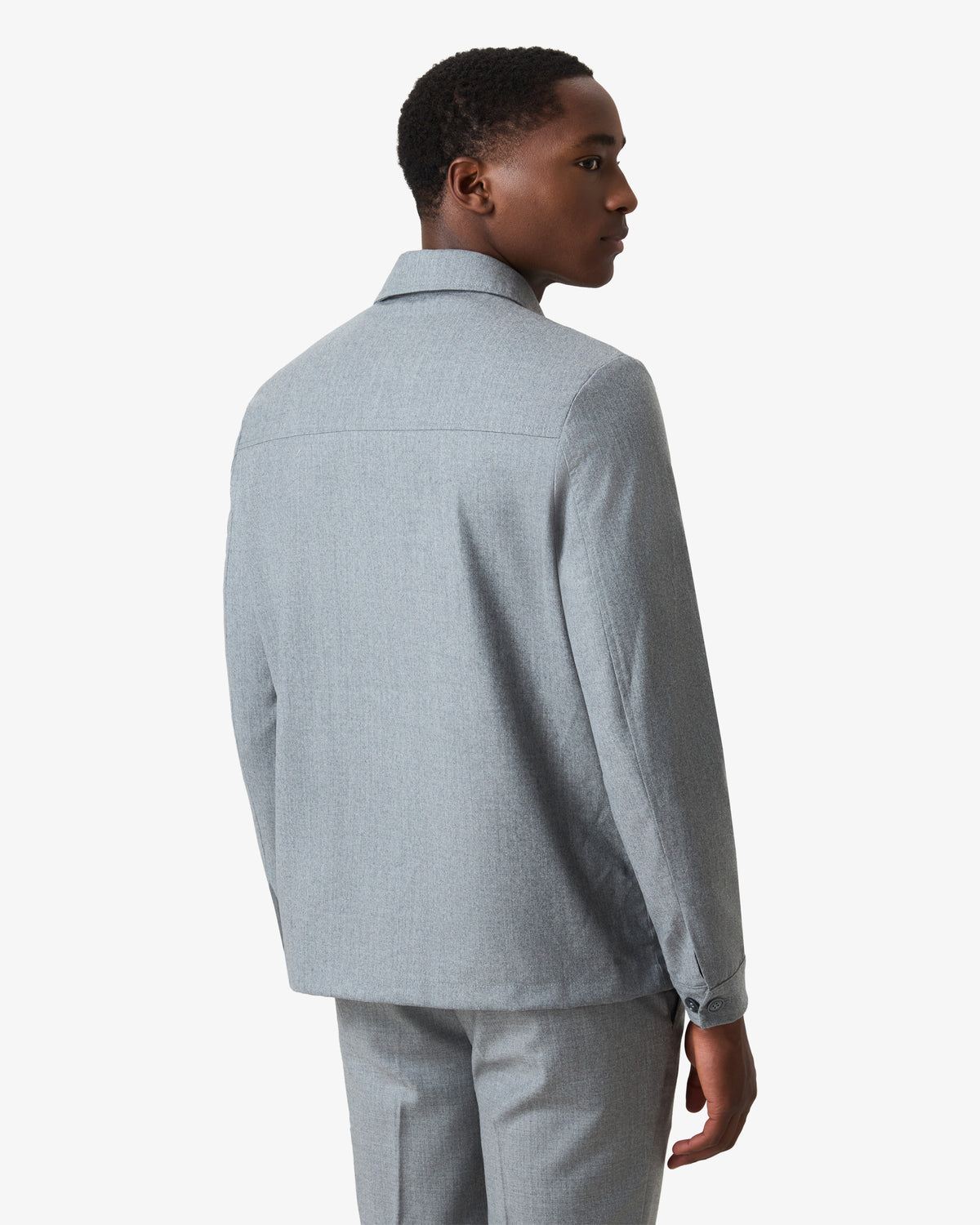 Wool Overshirt - Grey