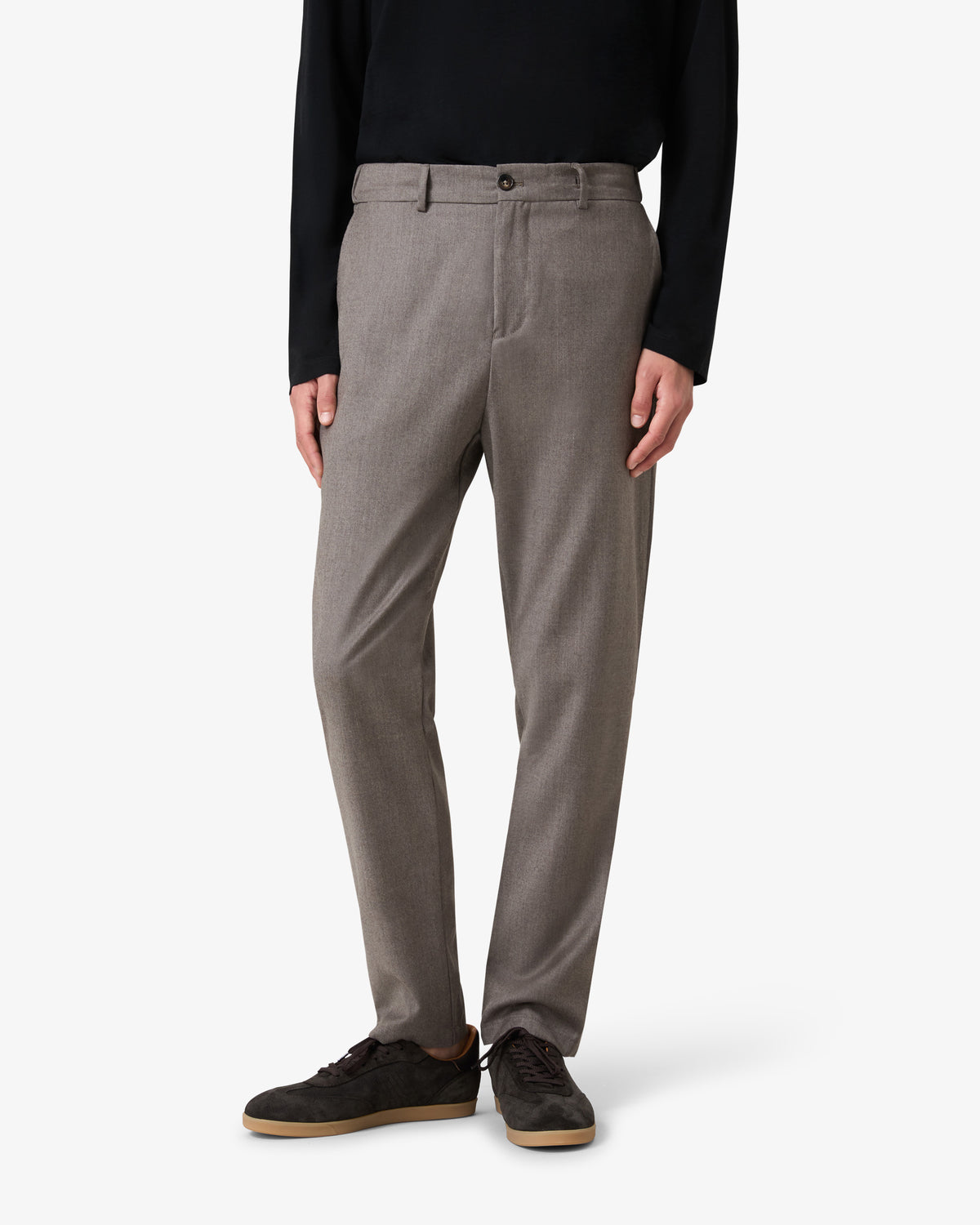 Flannel Wool Pantalon - Latte